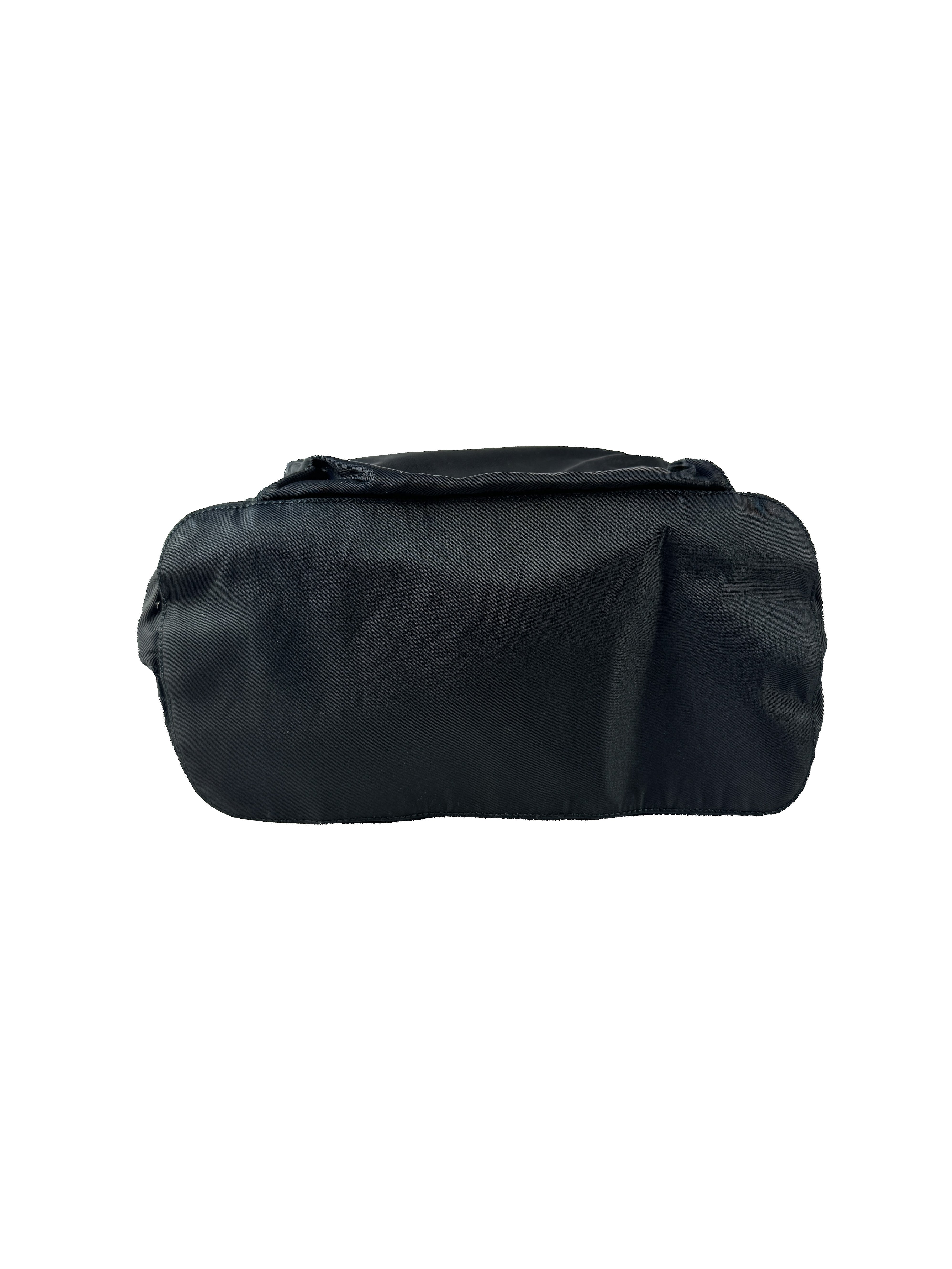 Prada black nylon backpack 58