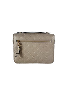 Louis Vuitton Pochette Metis turtledove empreinte leather NFC