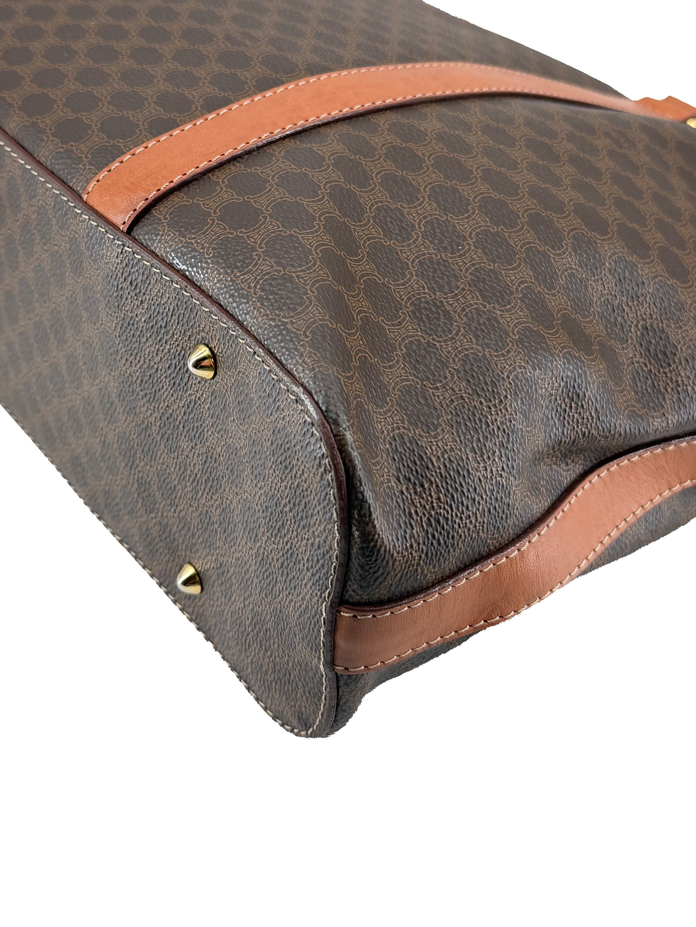 Celine brown vintage Macadam tote DM94