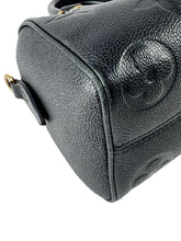Louis Vuitton black empreinte leather Speedy 20 bandouliere NFC