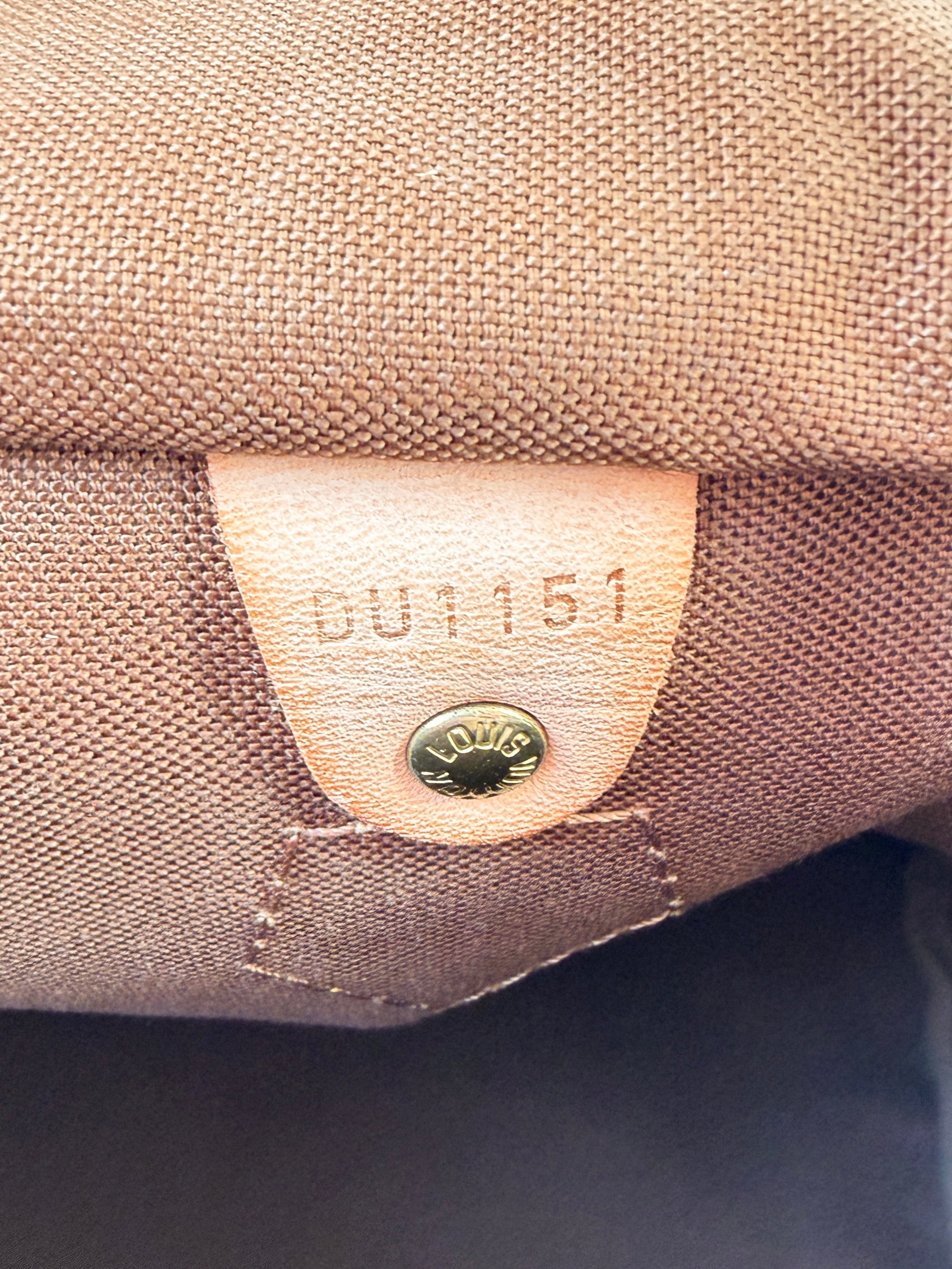 Louis Vuitton monogram Speedy 35 bandouliere  DU1151