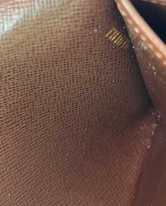 Louis Vuitton brown denim monogram wallet
