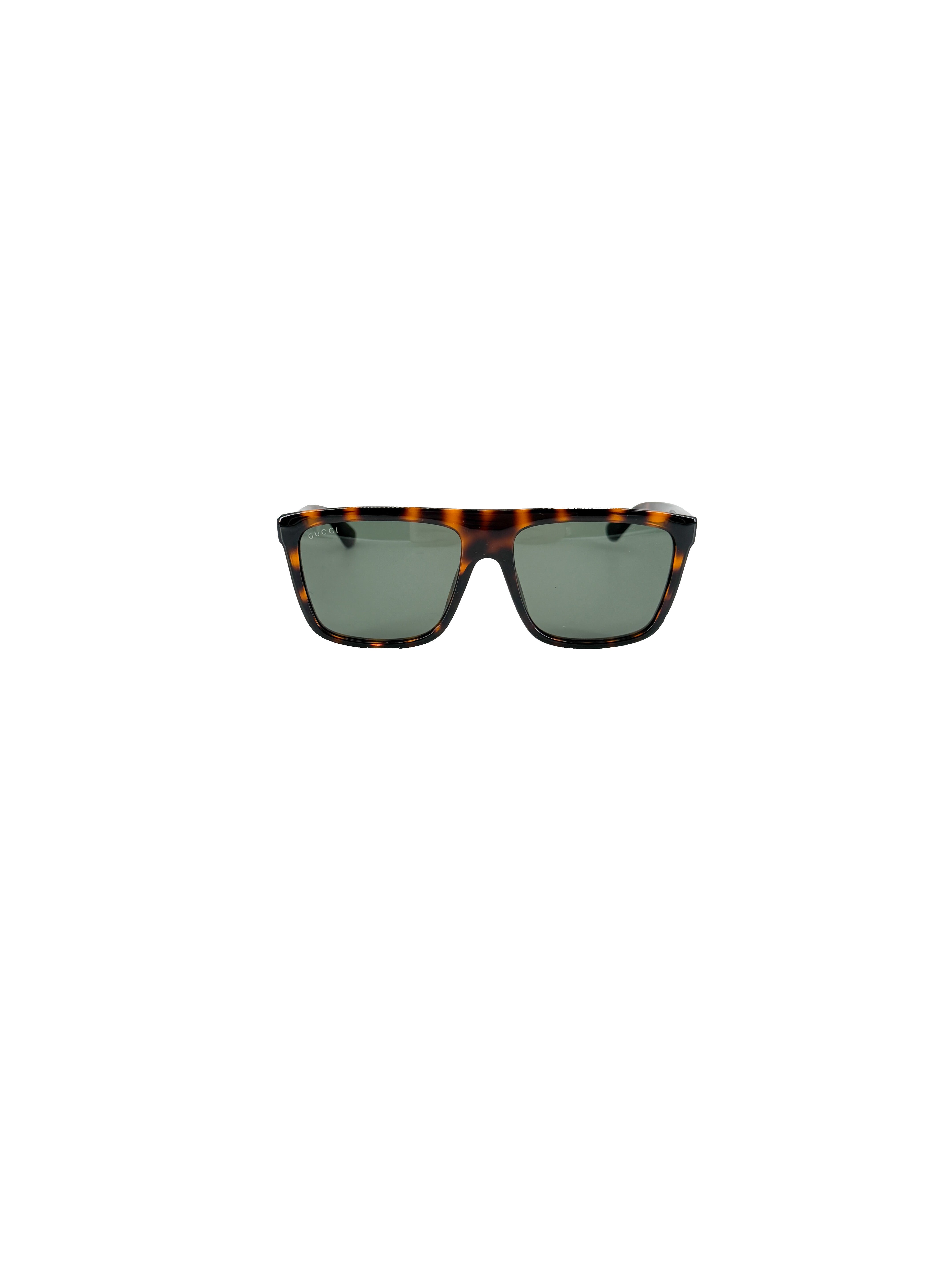 Gucci tortoise square frame sunglasses GG748S *case*