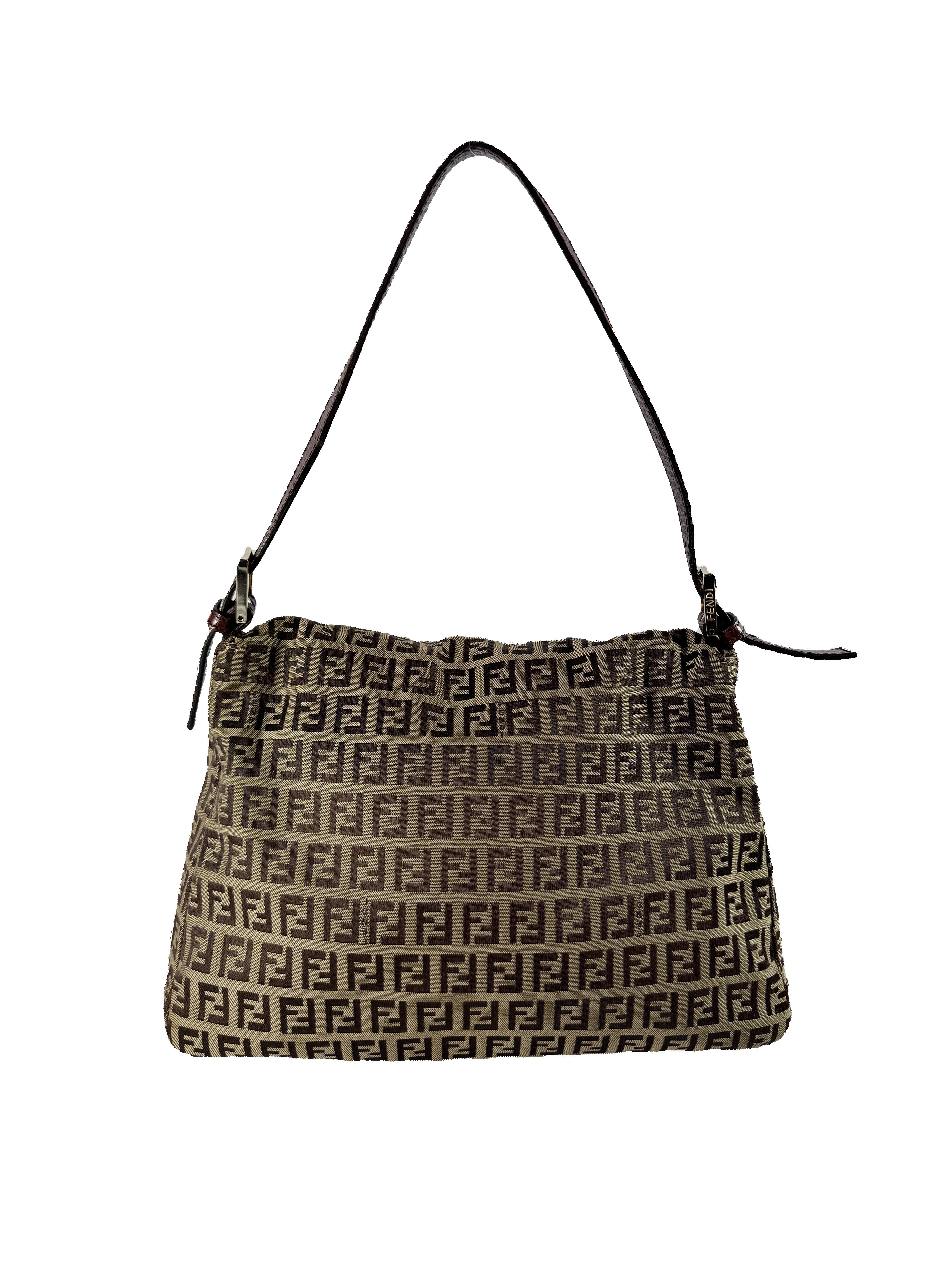 Fendi Zucchino Mama Baguette shoulder bag