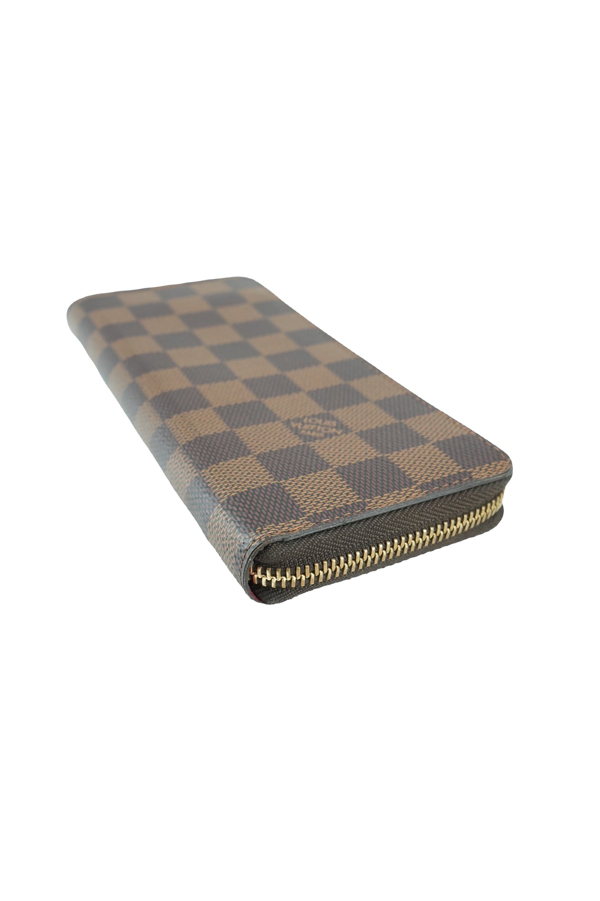 Louis Vuitton damier ebene Clemence wallet red SD3230