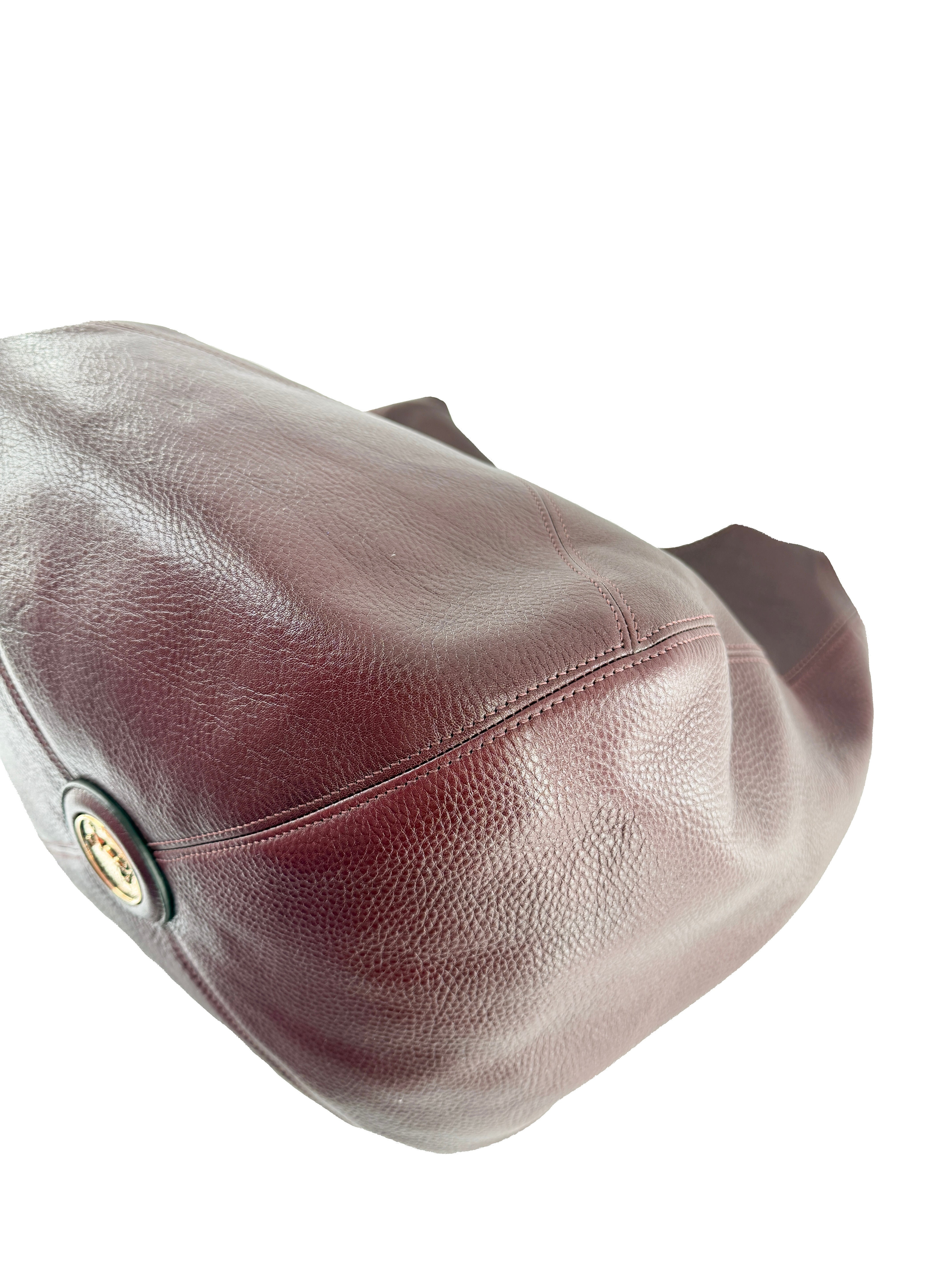 Chloé burgundy medium Balloon Hobo shoulder bag 042511665