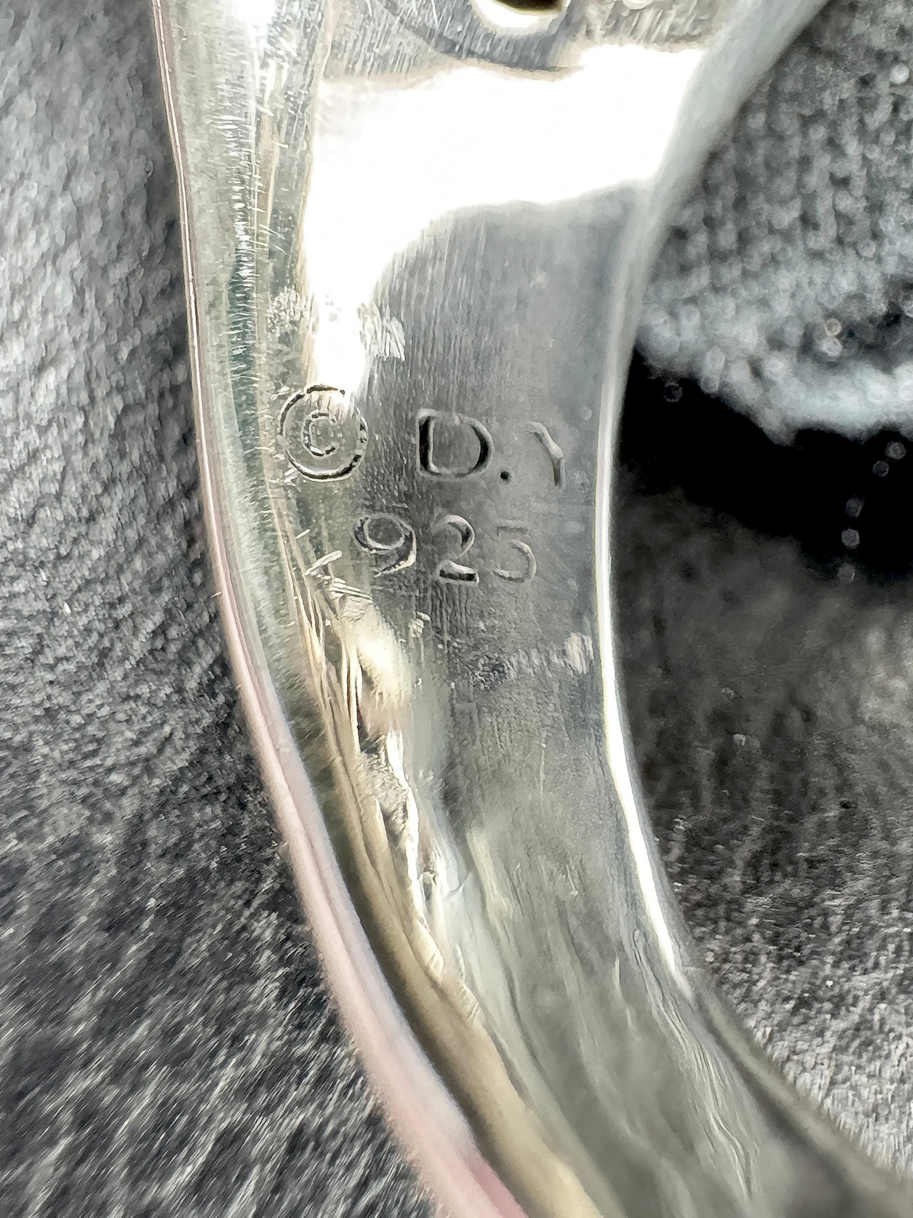 David Yurman sterling silver sculpted cable ring