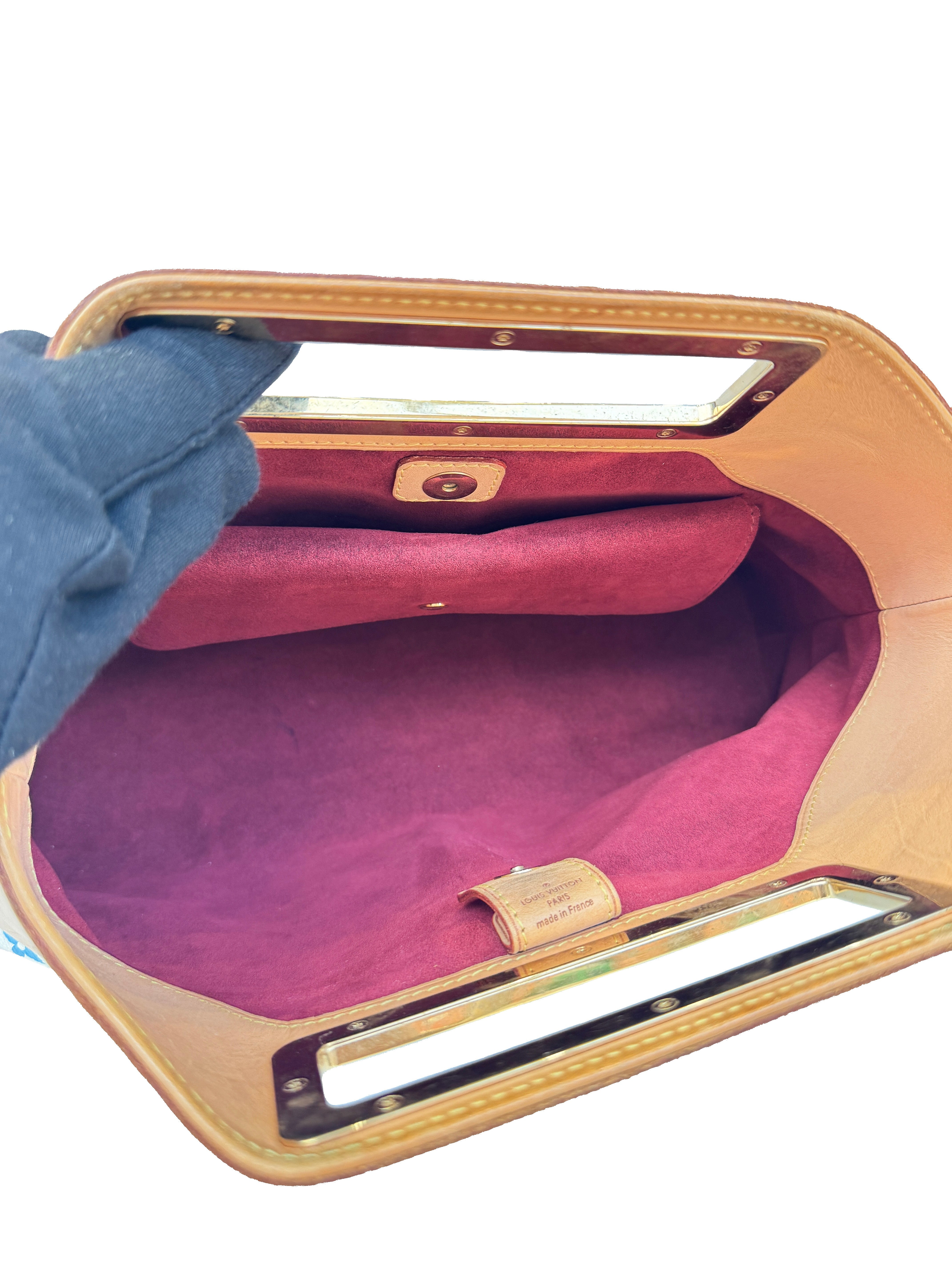 Louis Vuitton white multicolor Judy MM  TR1162