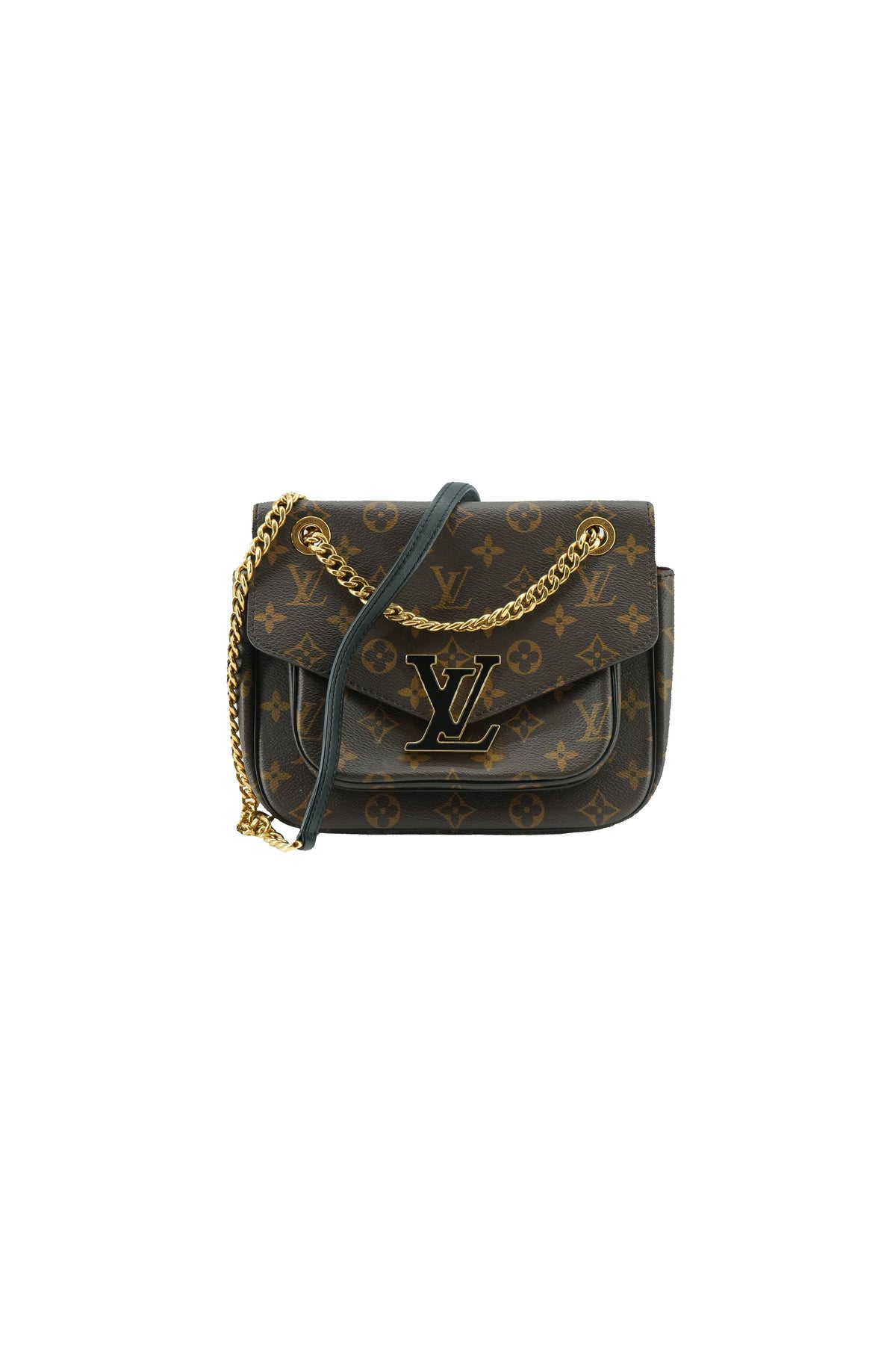 Louis Vuitton monogram Passy chain shoulder bag NFC