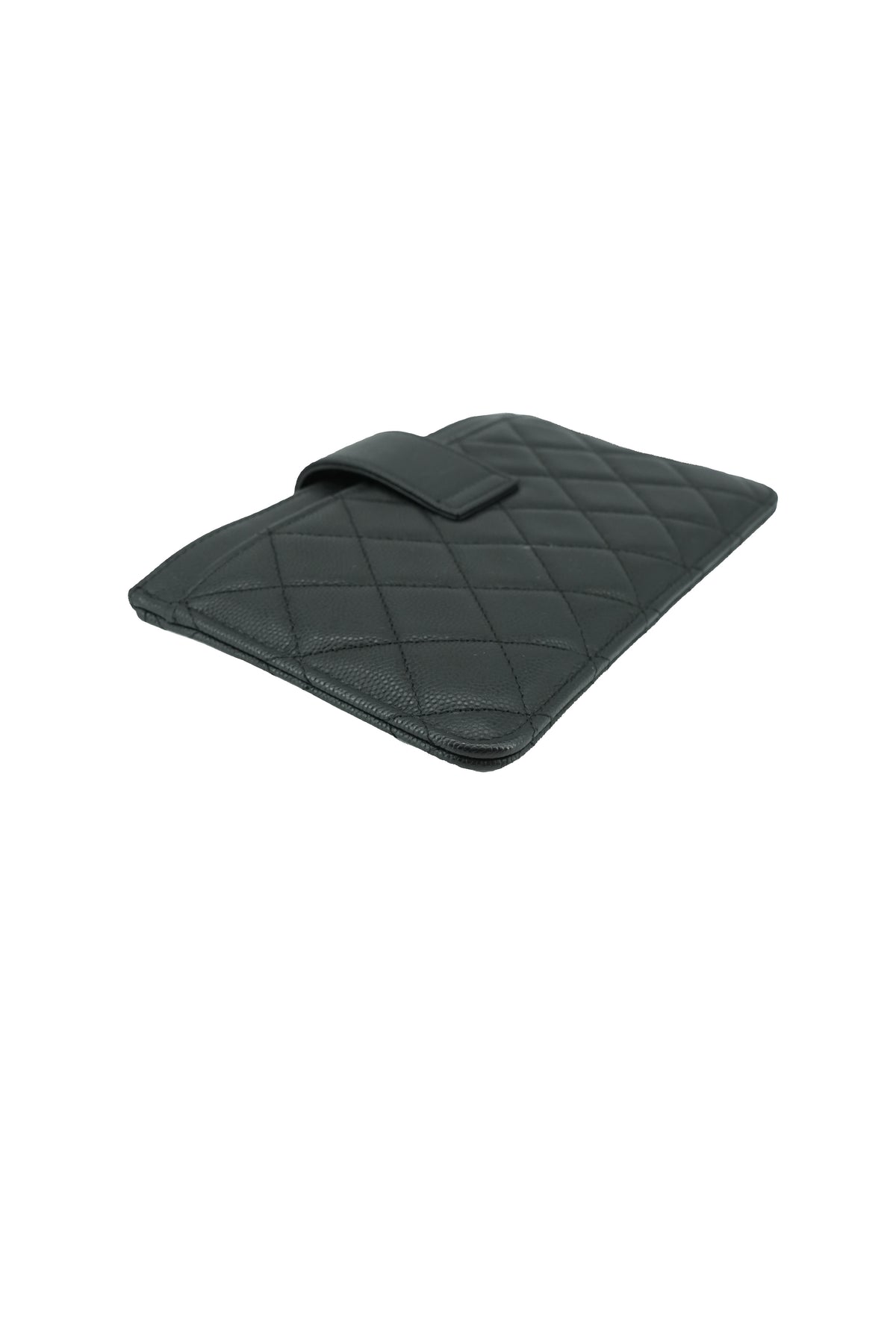 Chanel caviar quilted classic strap pouch long wallet 28686501