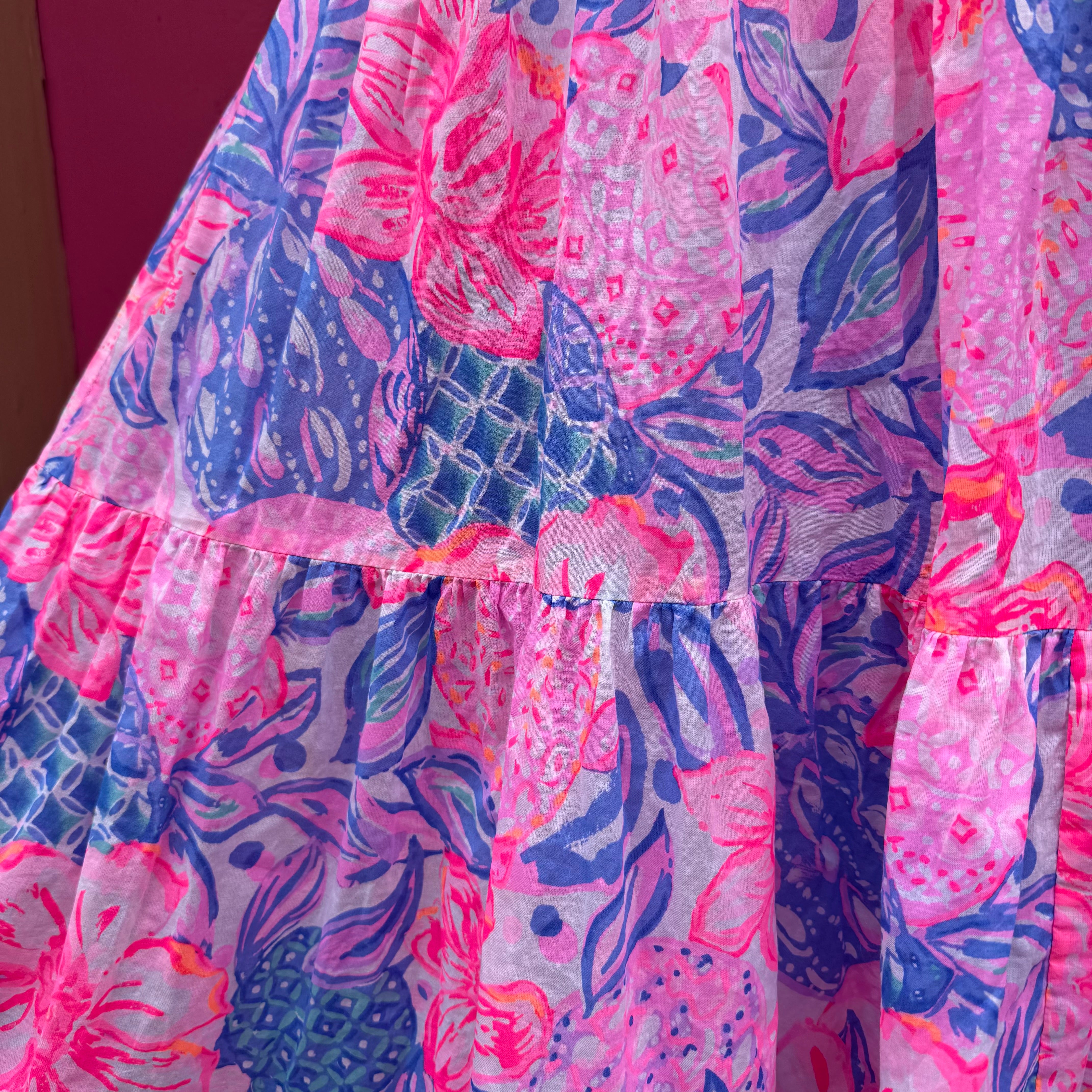 Lilly Pulitzer snappy turtle Dezi maxi dress size XS