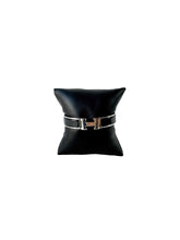 Hermès black & silver Clic H bracelet PM