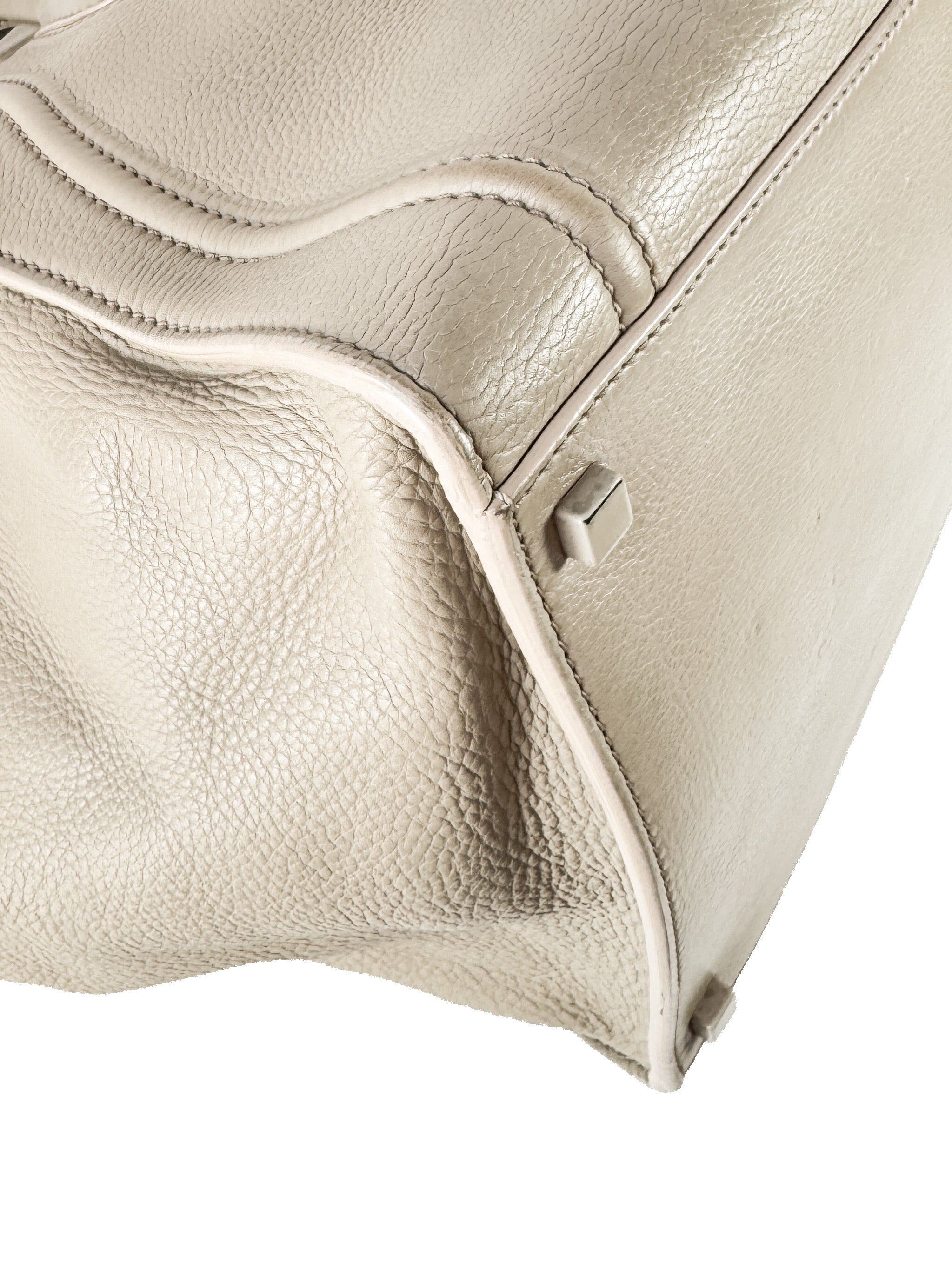 Celine beige leather Phantom bag S-GU-0122