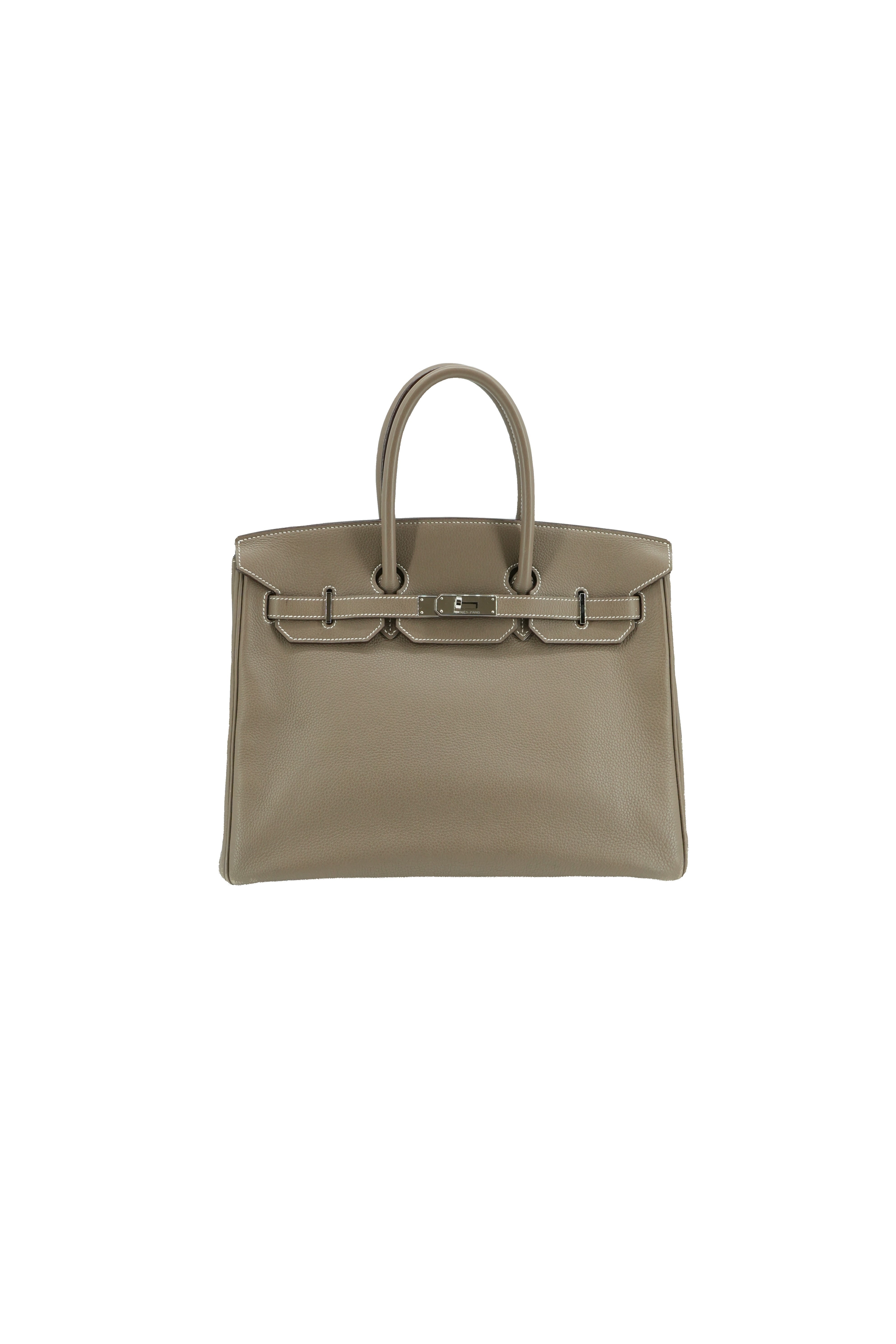 Hermès togo Birkin 35 Etoupe