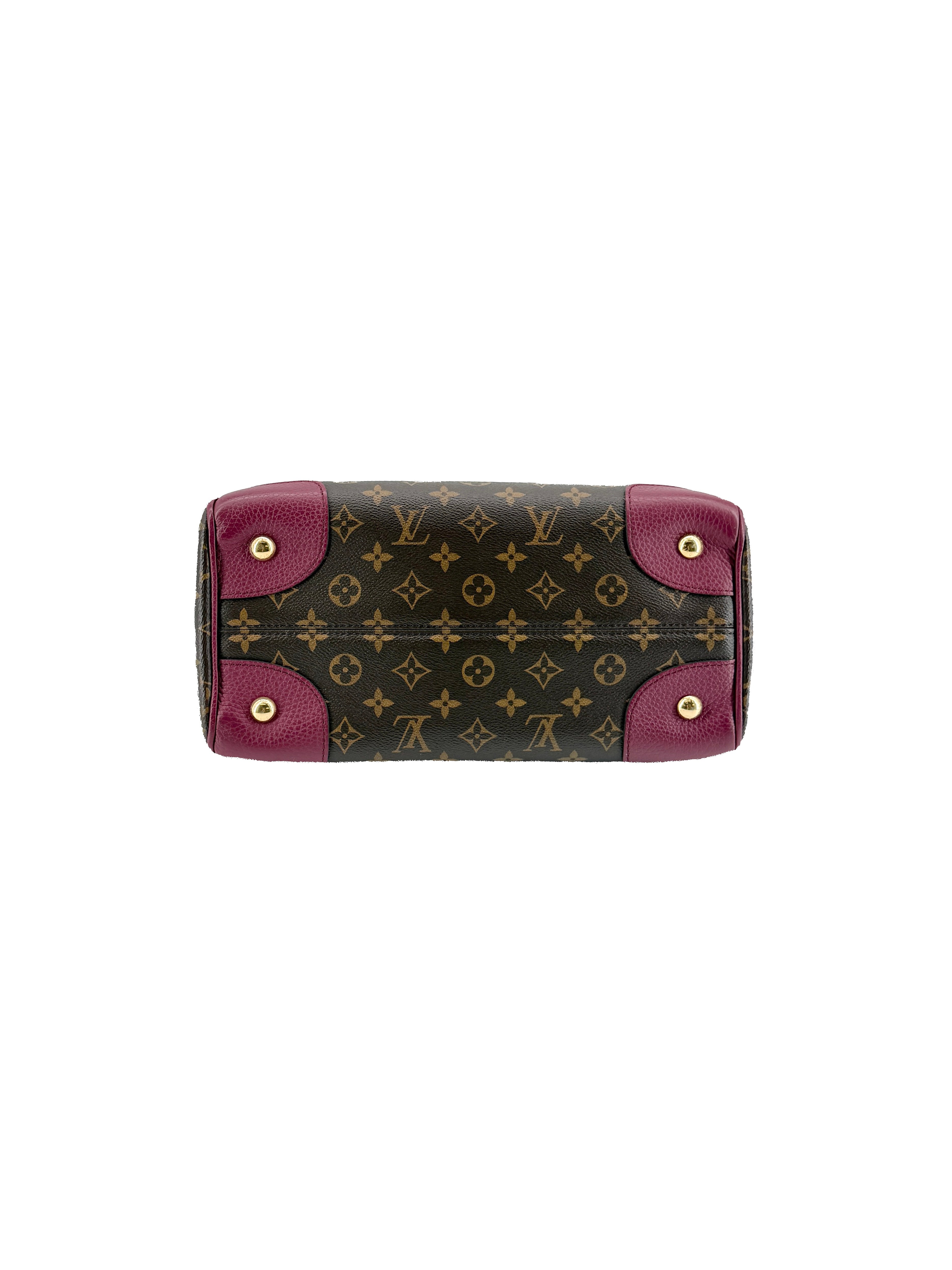 Louis Vuitton brown purple Retiro NM DR2185