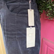 Pilcro and the Letterpress navy corduroy barrel pants size 14 tall NWT