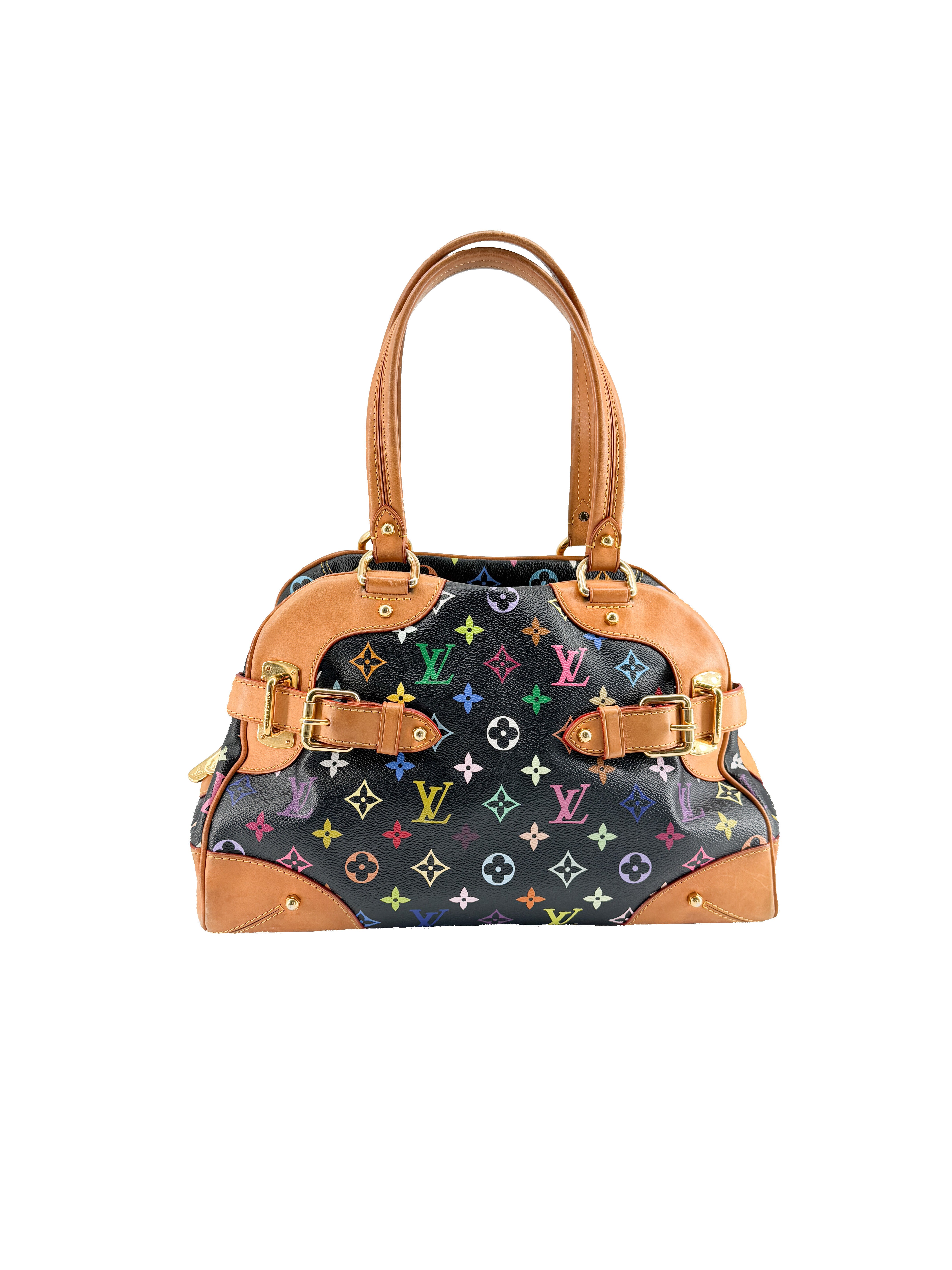 Louis Vuitton Claudia Monogram Multicolor Black CE0181 - My Girlfriend's Wardrobe LLC