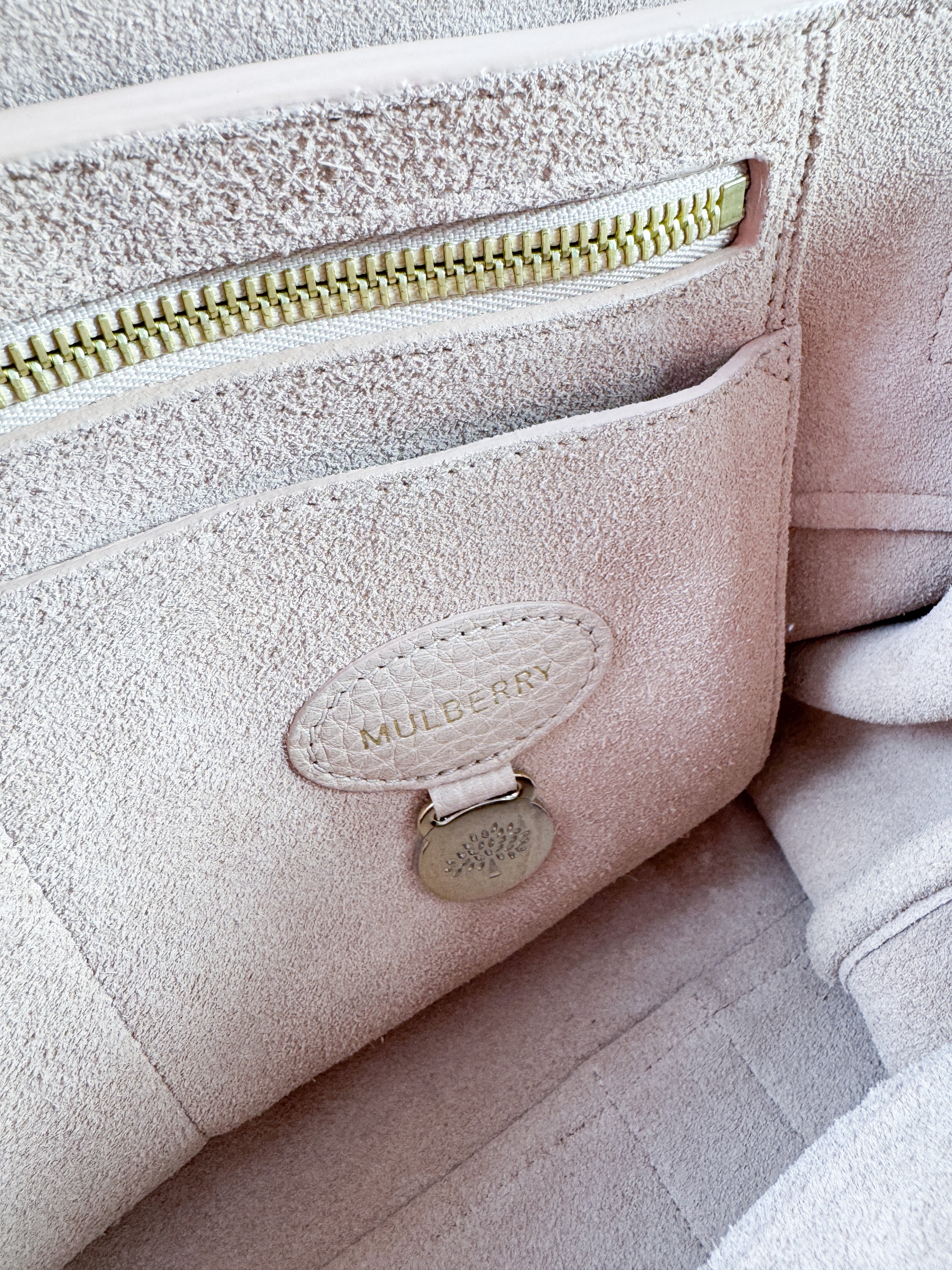 Mulberry ballet pink Bayswater satchel 10070186