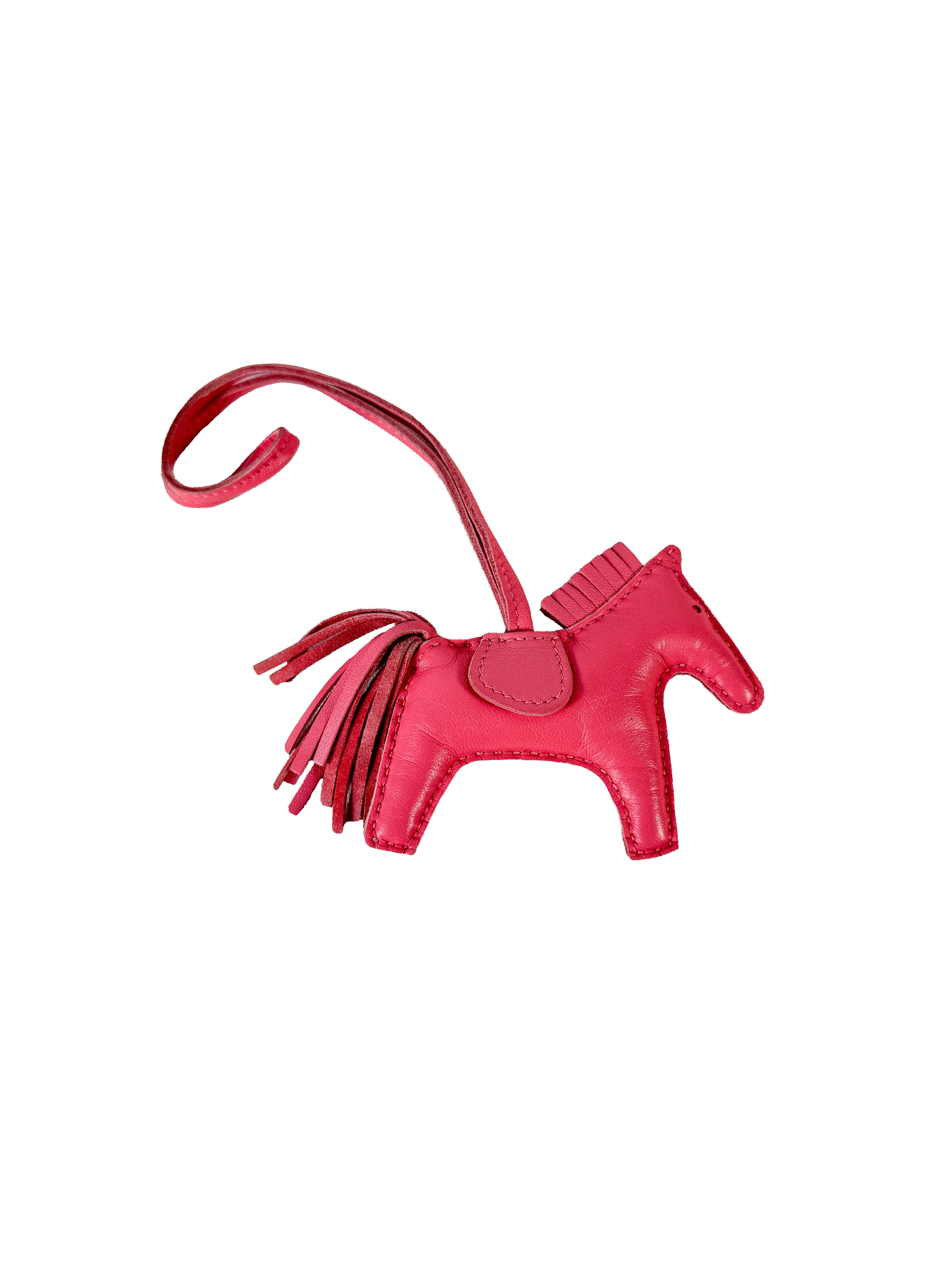 Hermès light pink Rodeo PM charm A