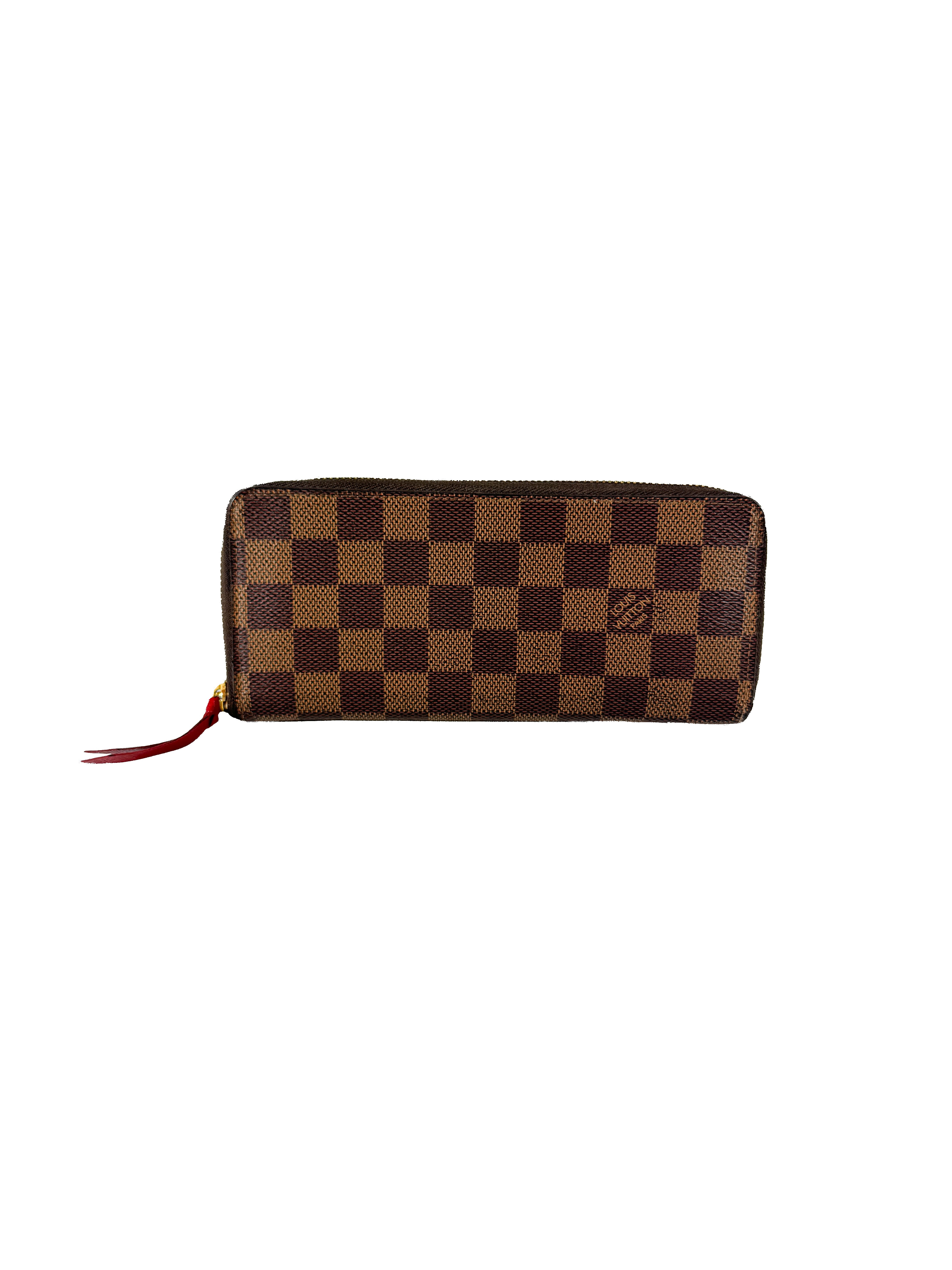 Louis Vuitton damier ebene Clemence wallet SF0281
