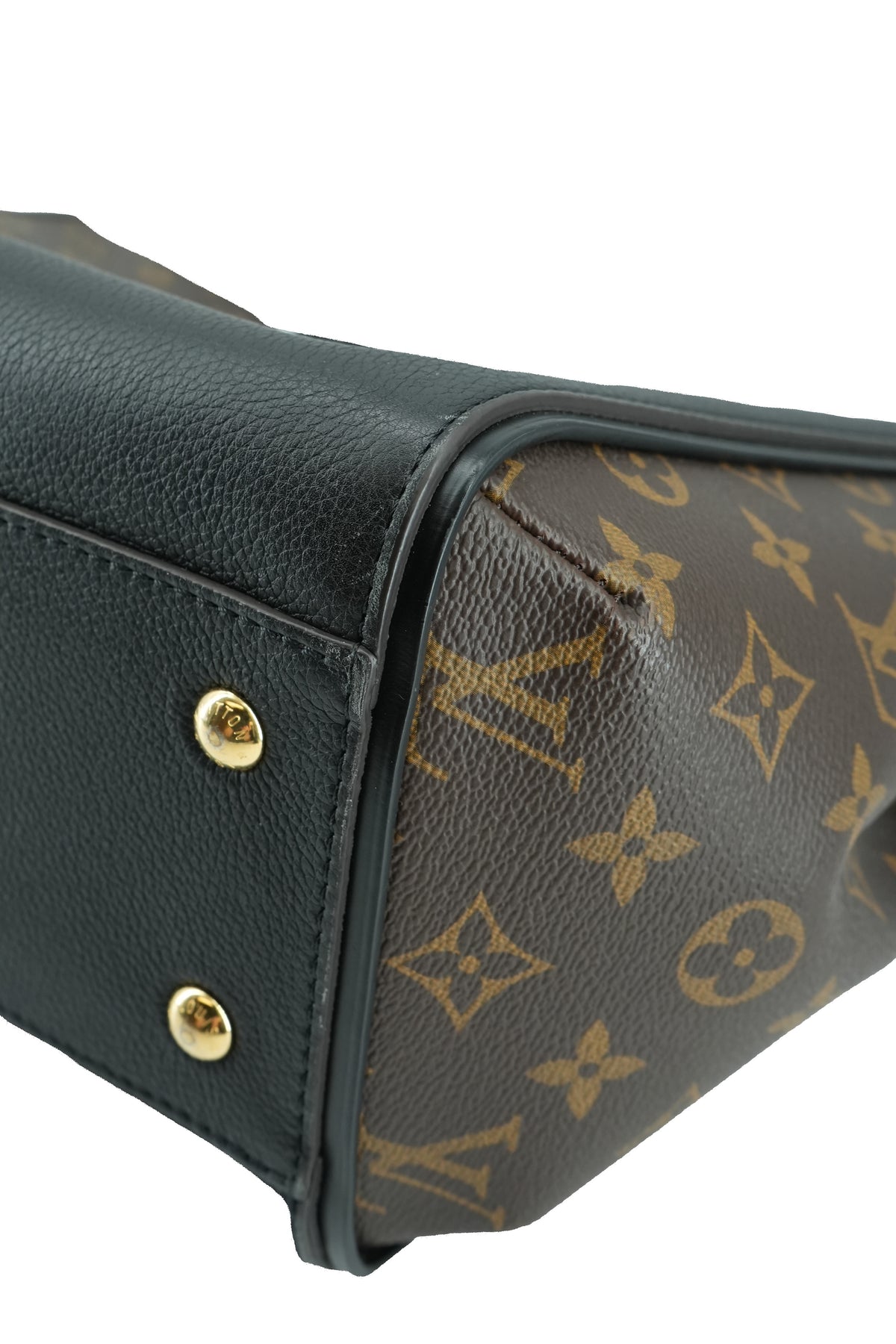 Louis Vuitton monogram black Kimono tote DU0138