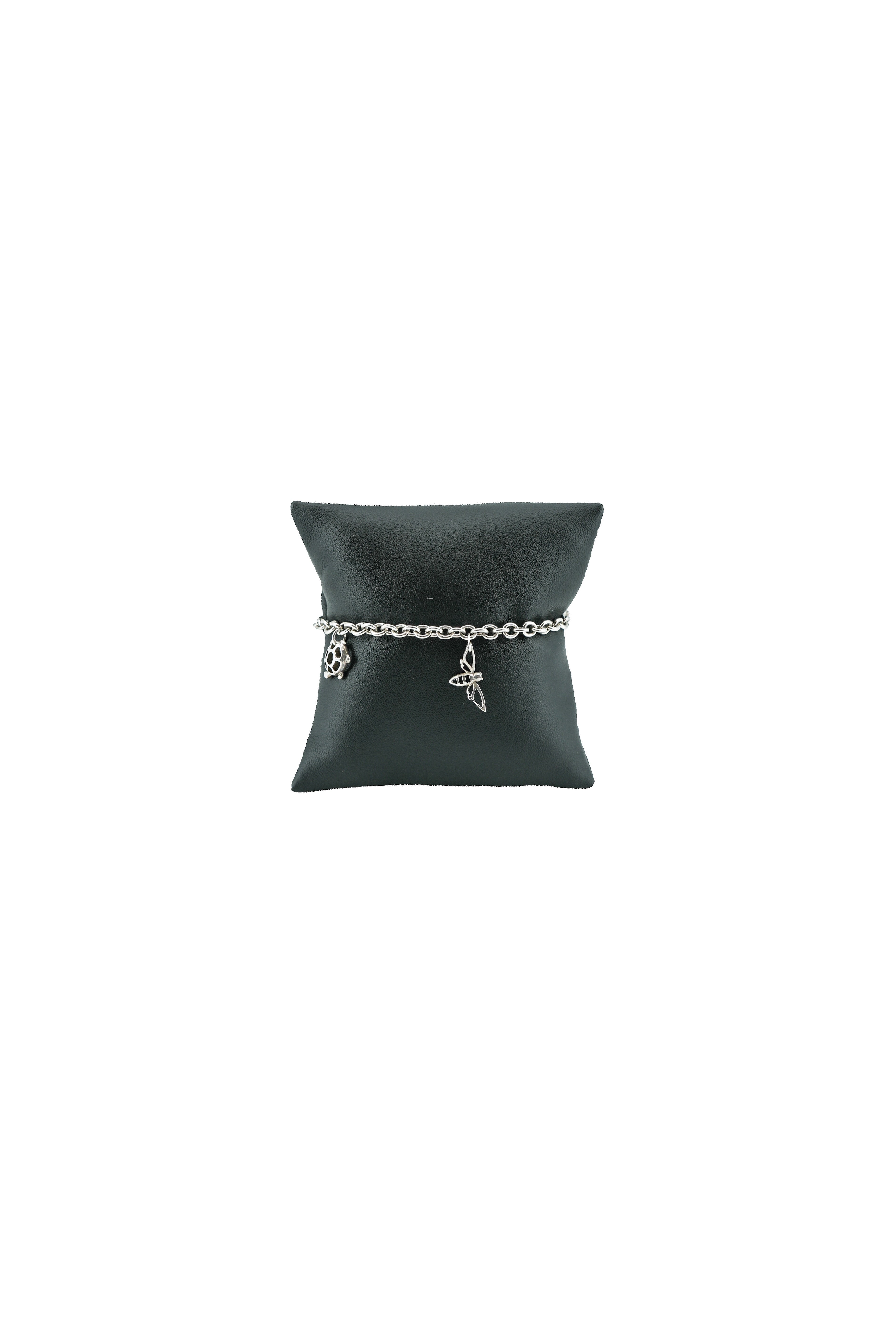 Tiffany & Co sterling silver delicate animal charm bracelet