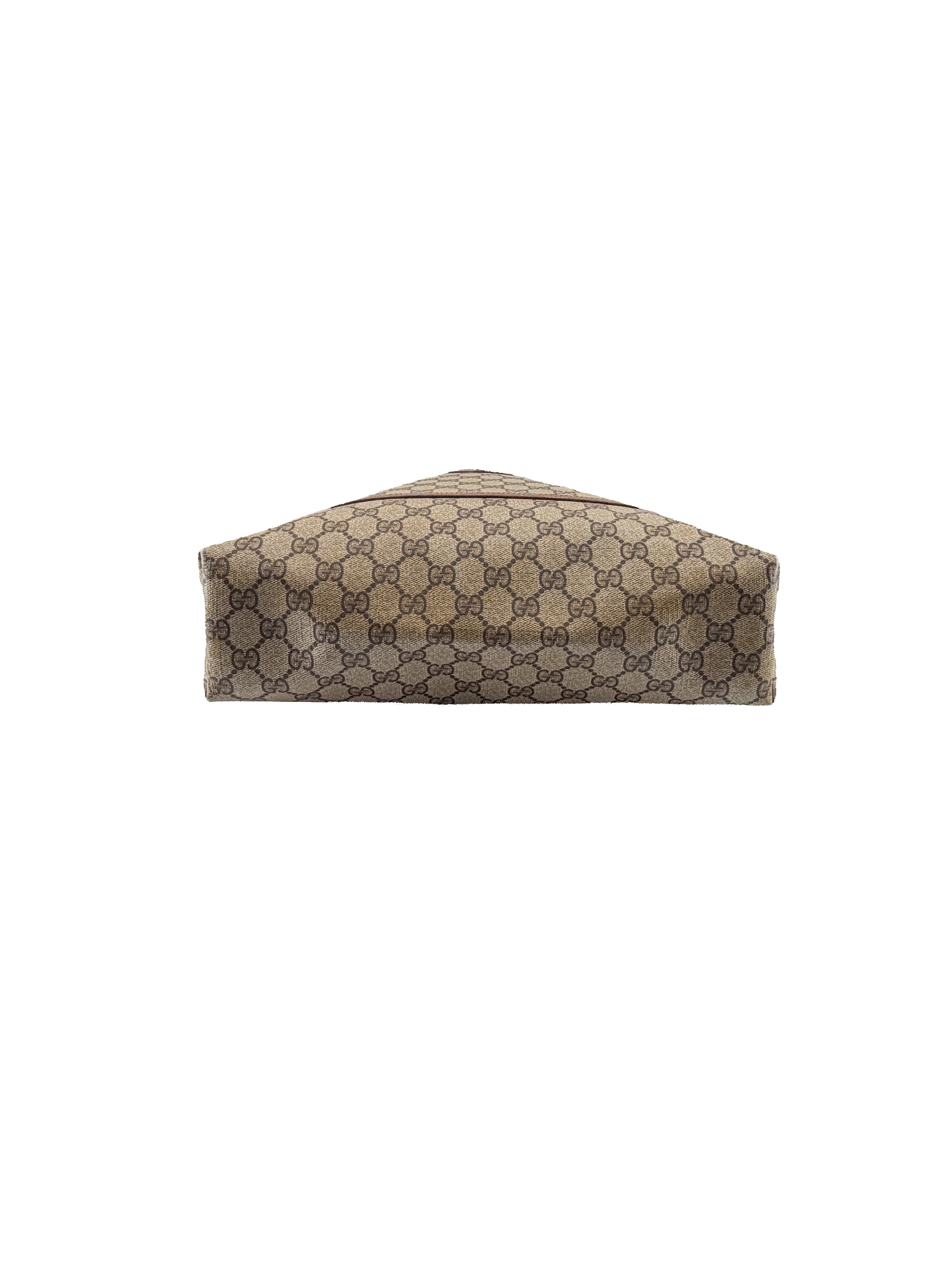 Gucci brown vintage sherry line tote 89.02.003