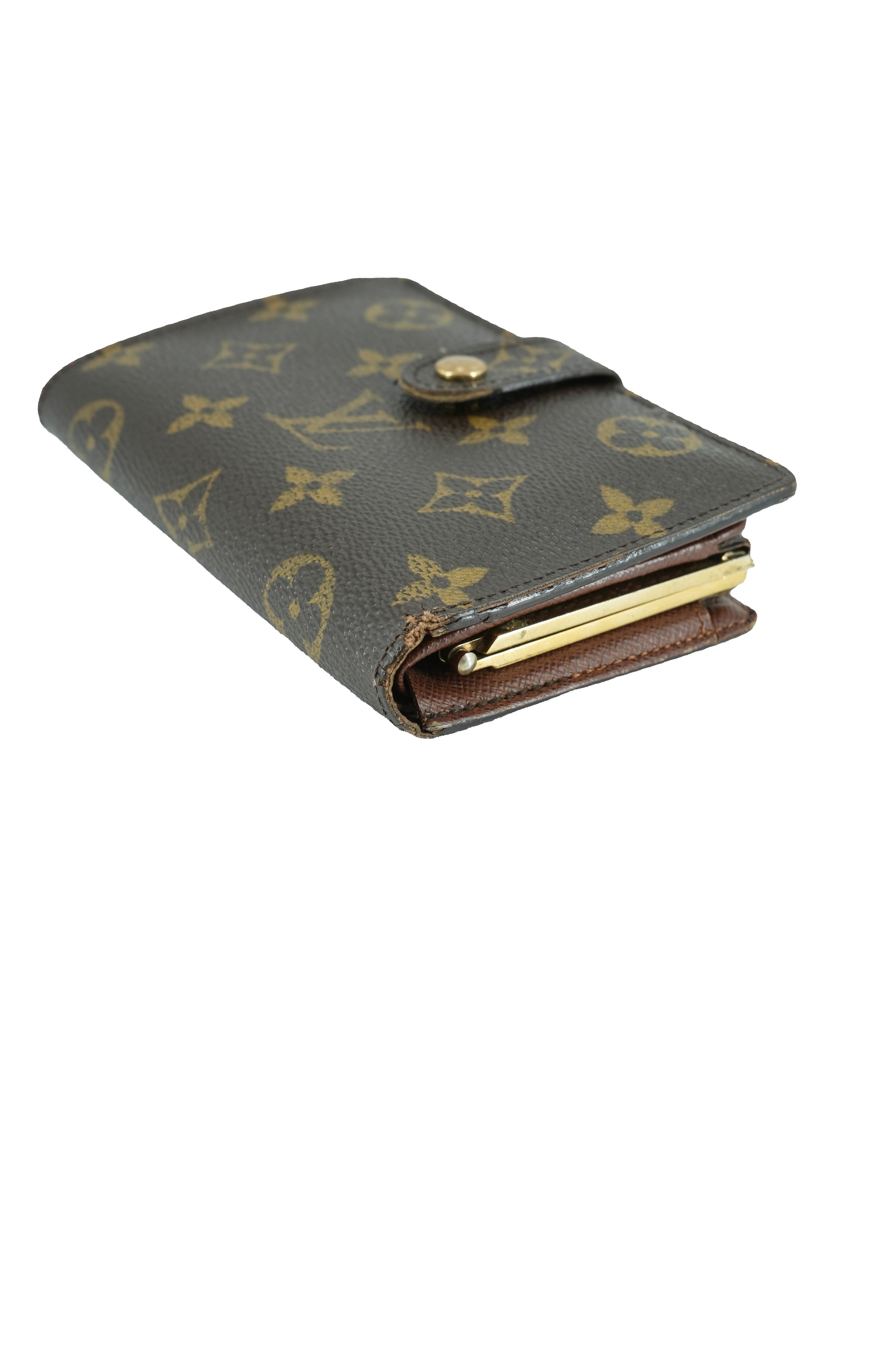 Louis Vuitton monogram Porte Monnaie Billets Viennois wallet TH1025