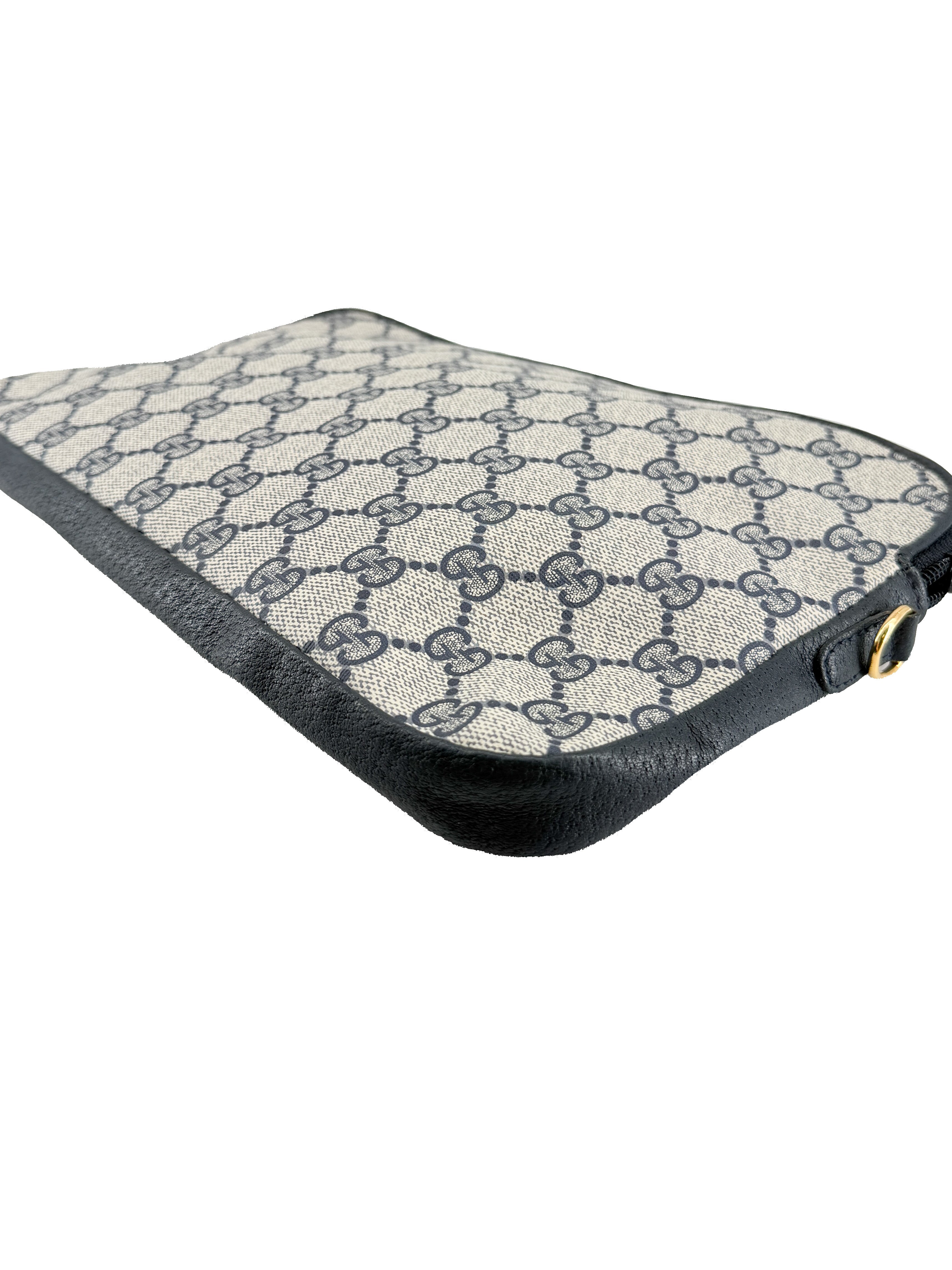 Gucci GG navy vintage crossbody 004-92-0230