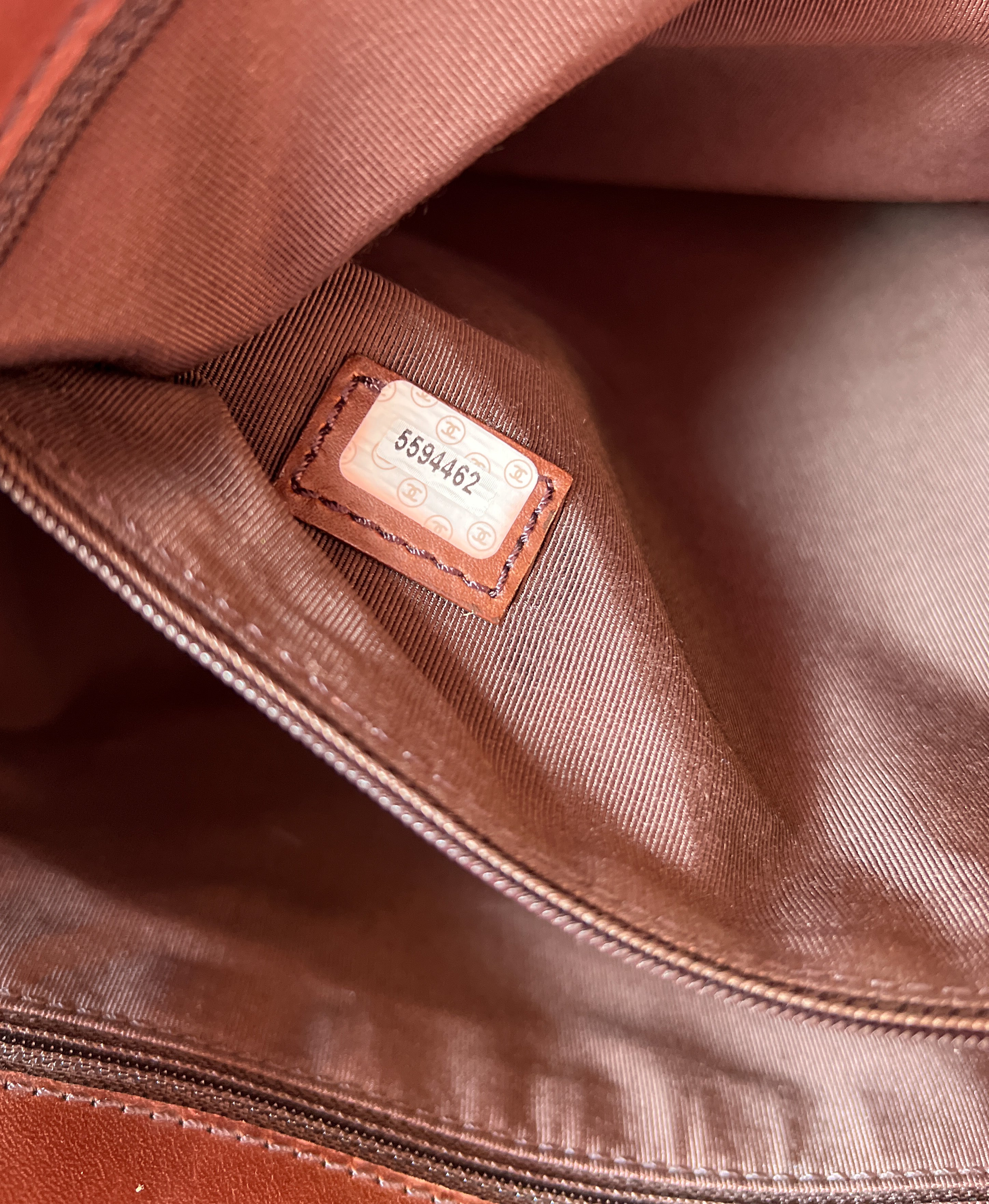 Chanel natural raffia and leather tote