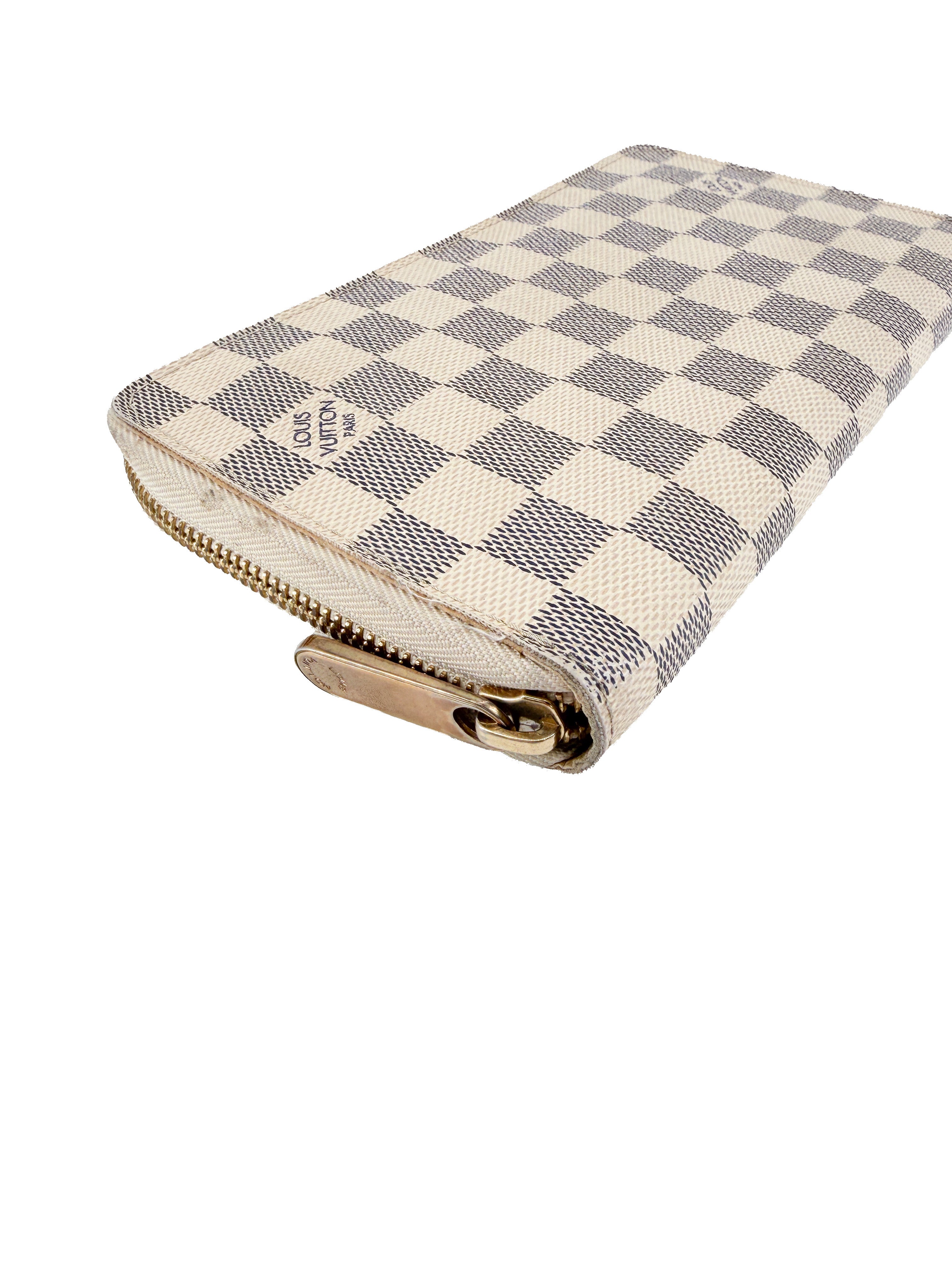 Louis Vuitton damier azur zippy organizer wallet VI2037