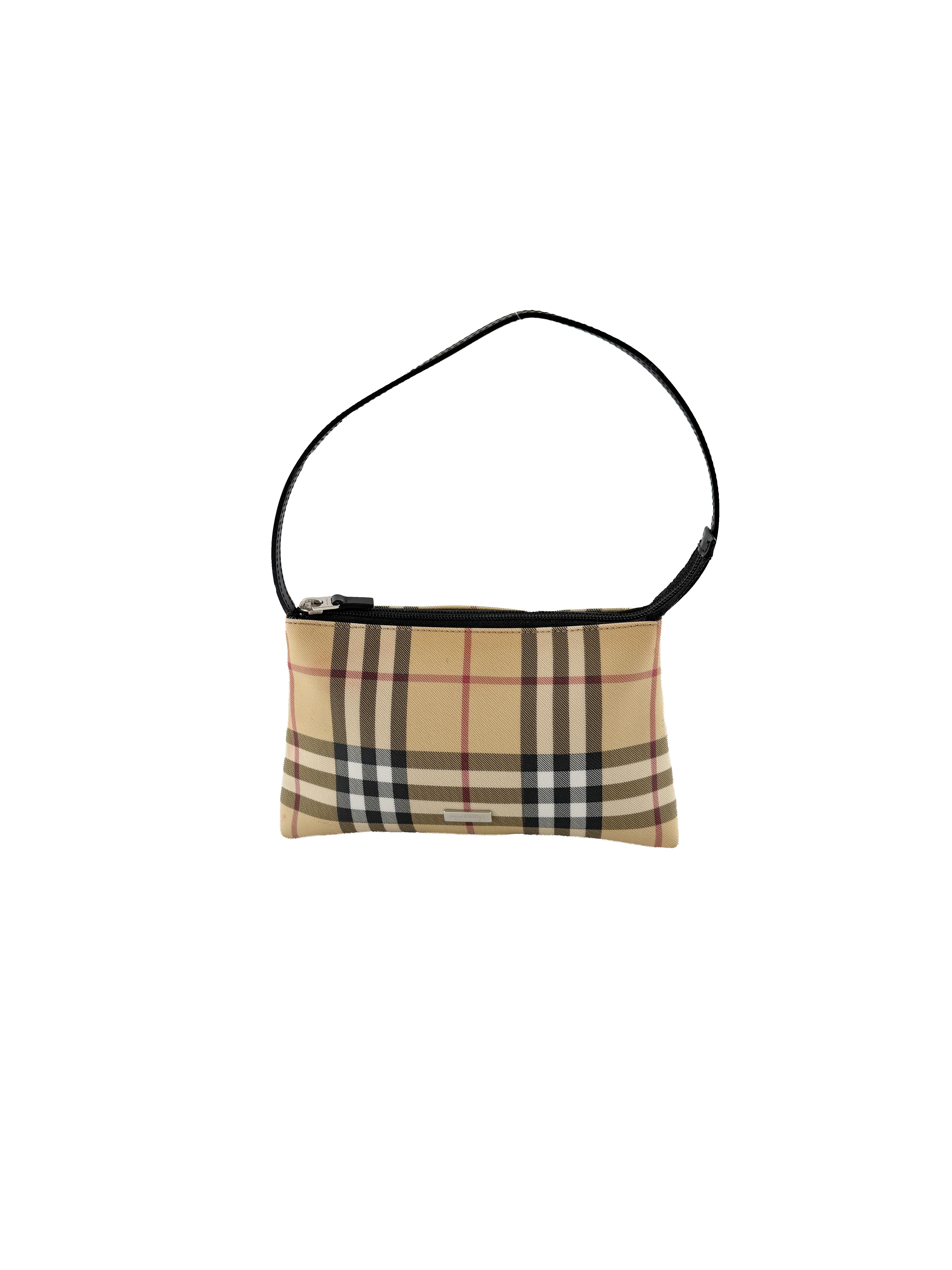 Burberry mini check shoulder bag T-02-1