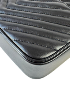 Saint Laurent black Lou medium camera bag FLY761554-0124