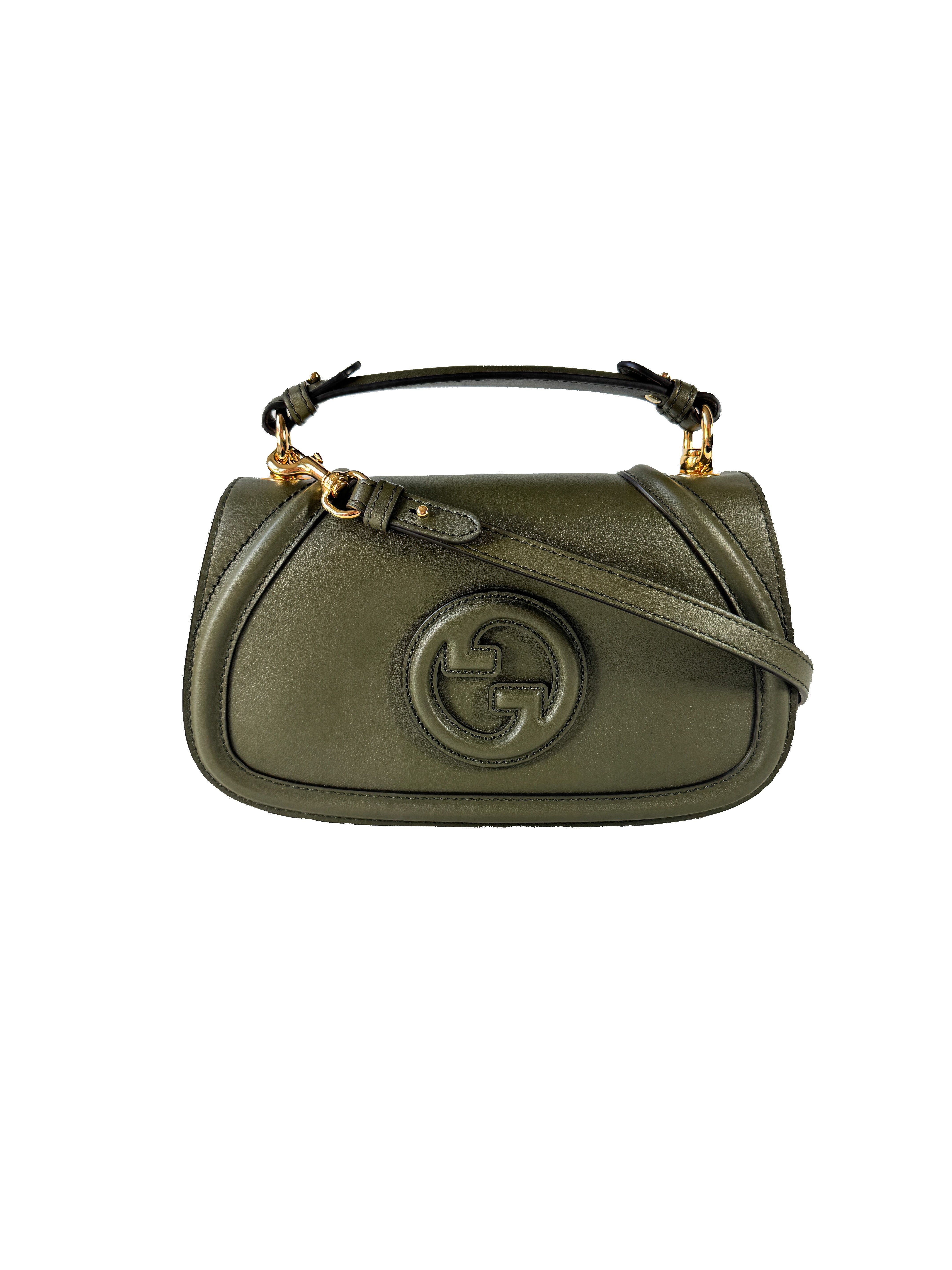 Gucci olive green Blondie medium 815714-520981