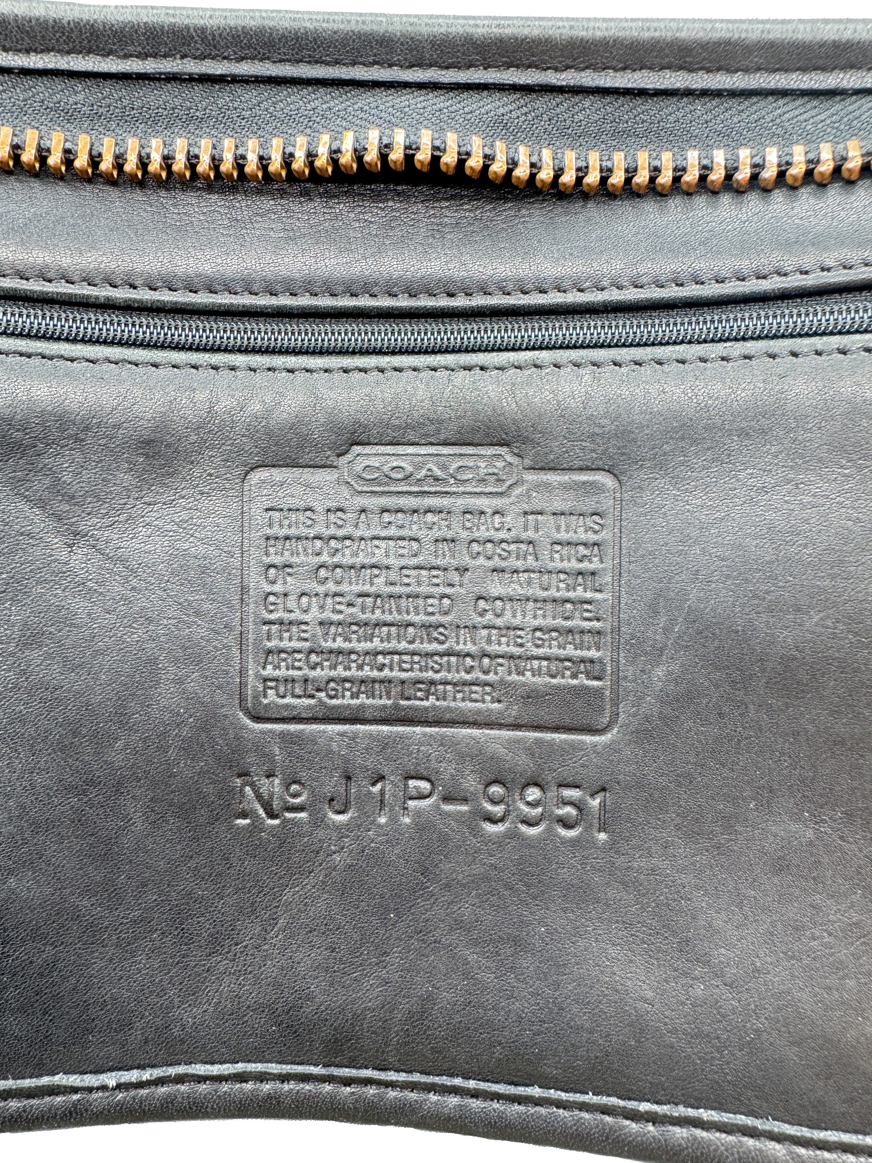 Coach black vintage Patricia's flap legacy bag 9951