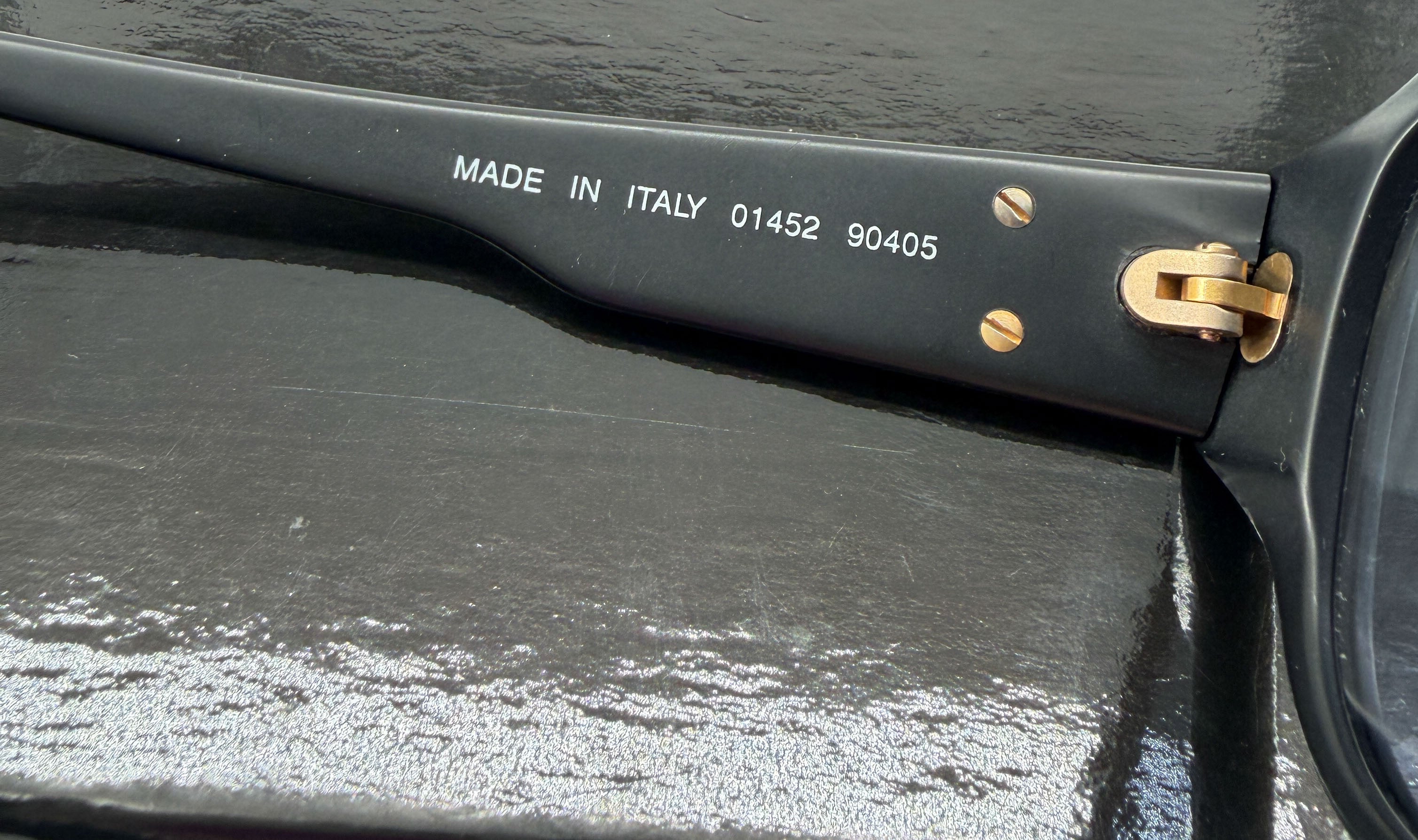 Chanel black vintage Mark sunglasses 01452 BOX