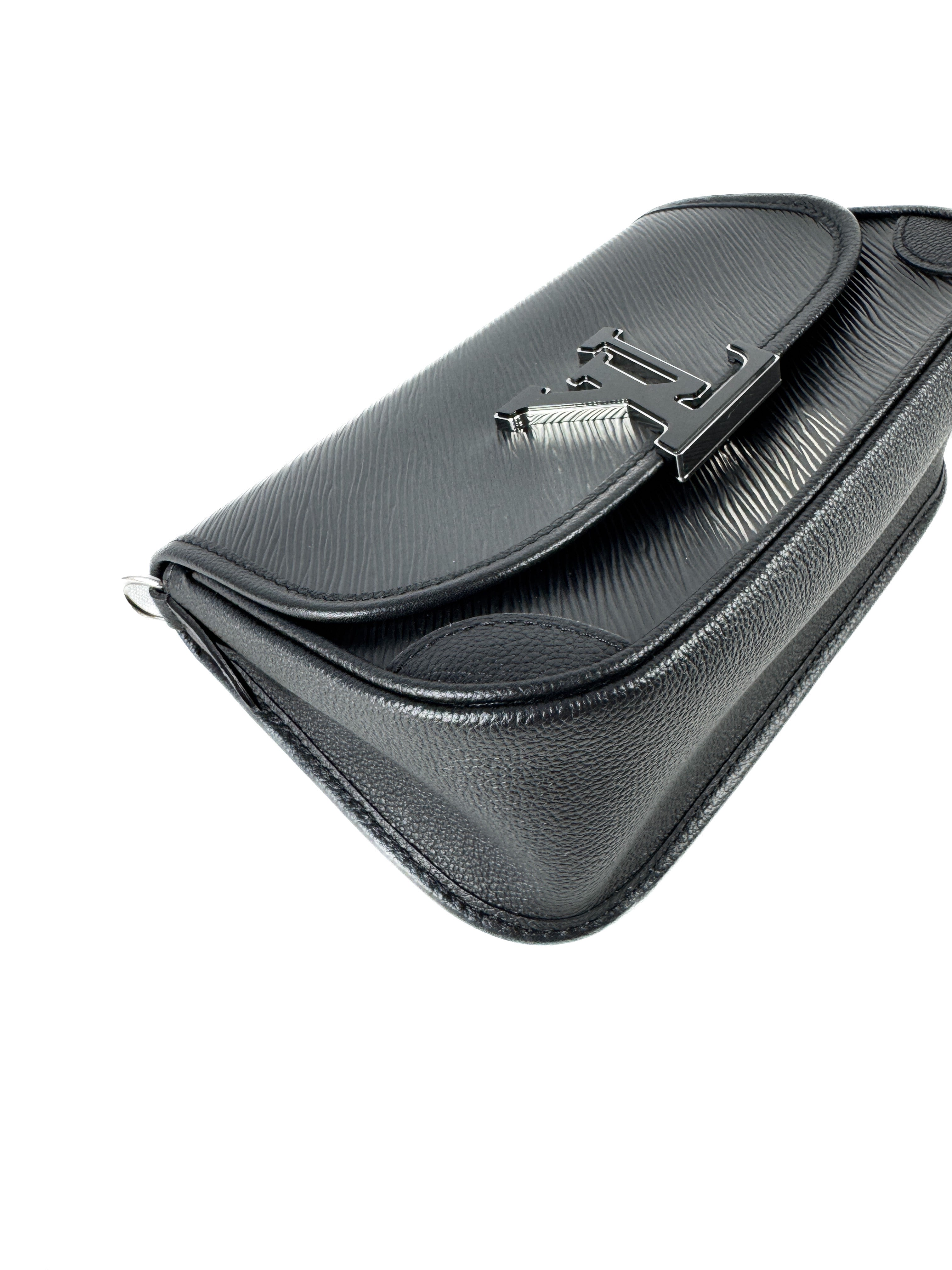 Louis Vuitton black epi leather Buci NFC