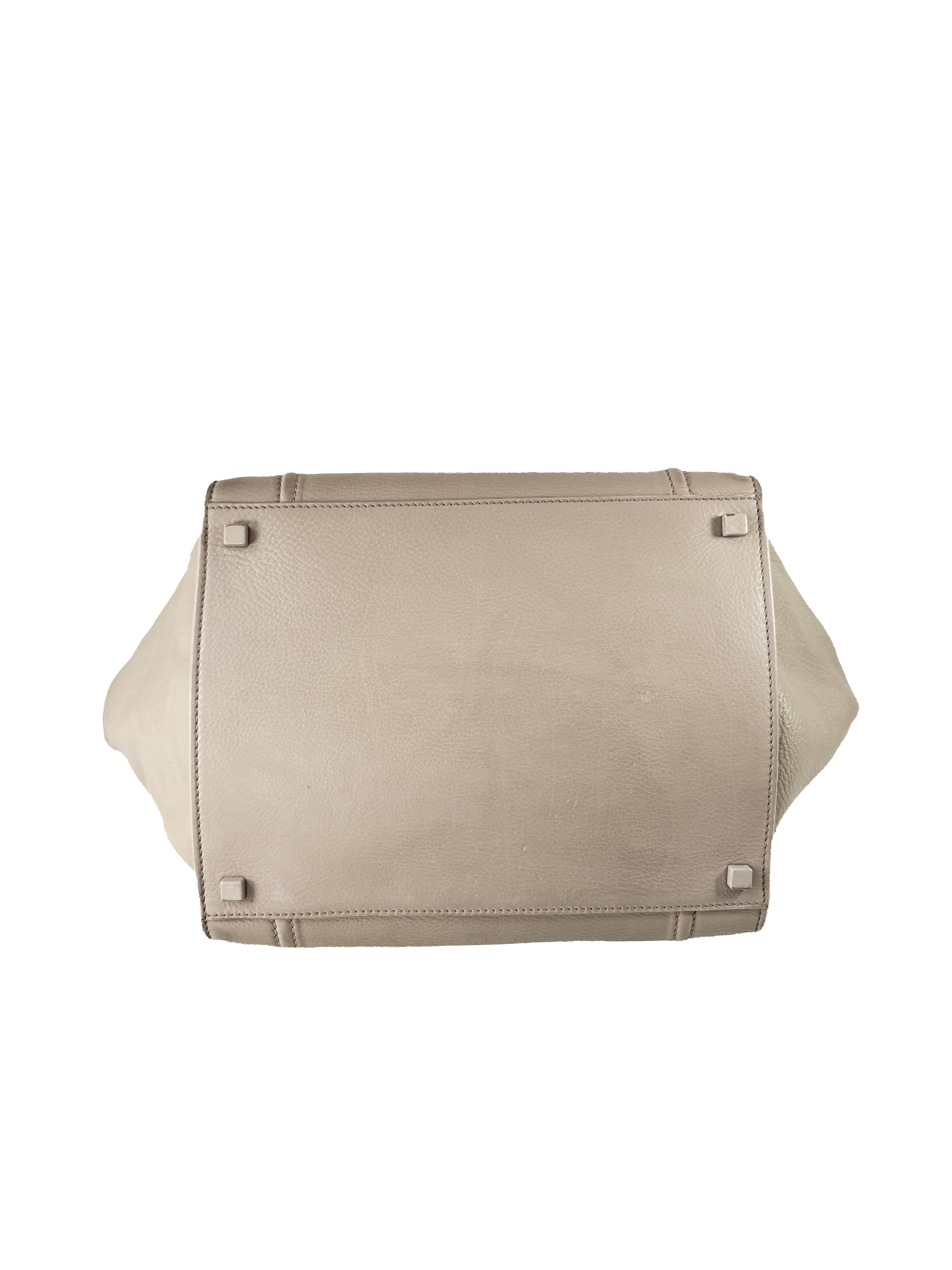 Celine beige leather Phantom bag S-GU-0122