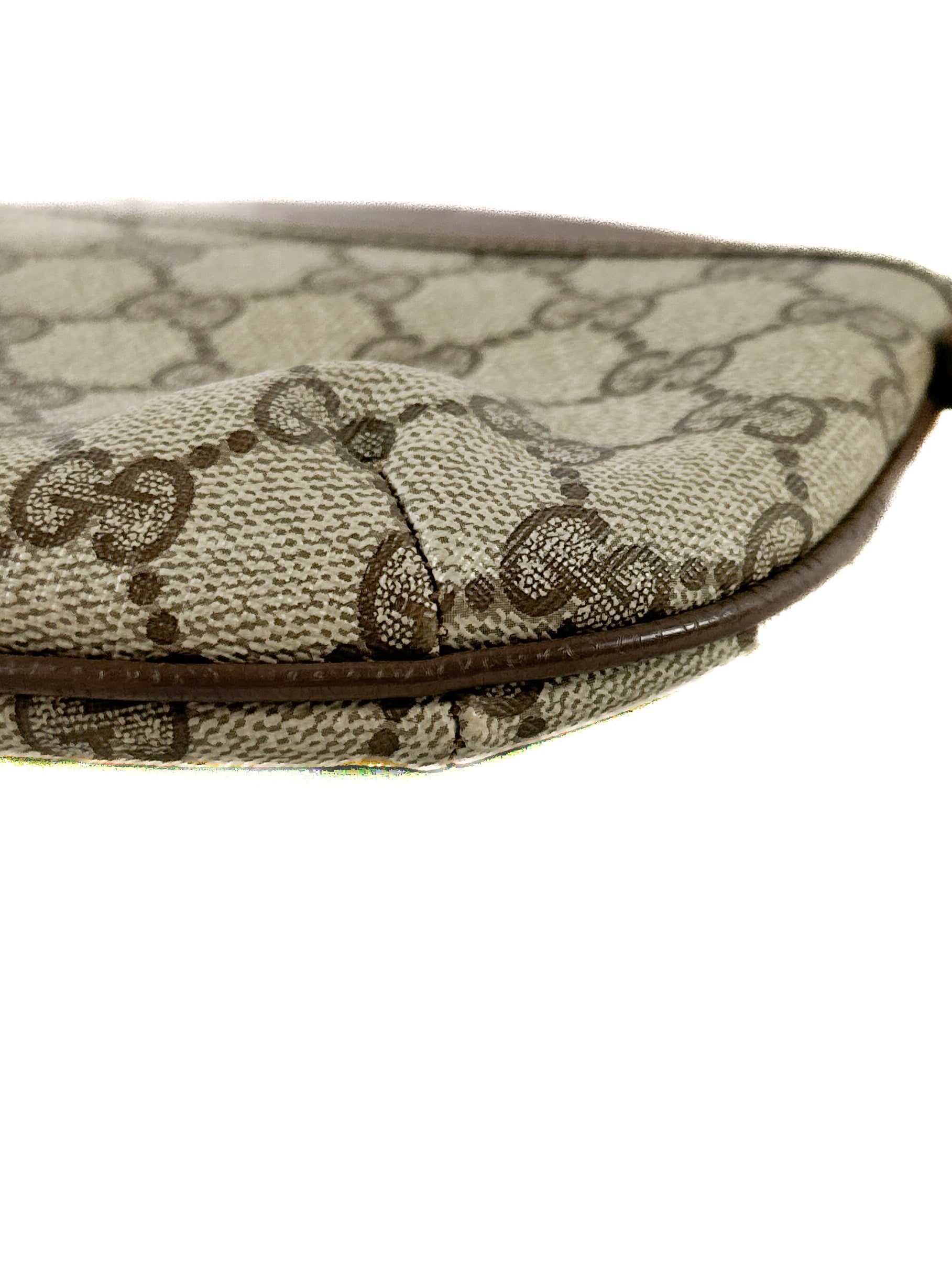 Gucci signature coated canvas vintage crossbody 80s/90s