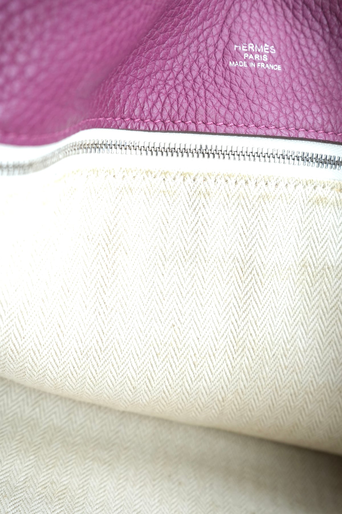 Hermès Clemence Leather Marwar GM square P