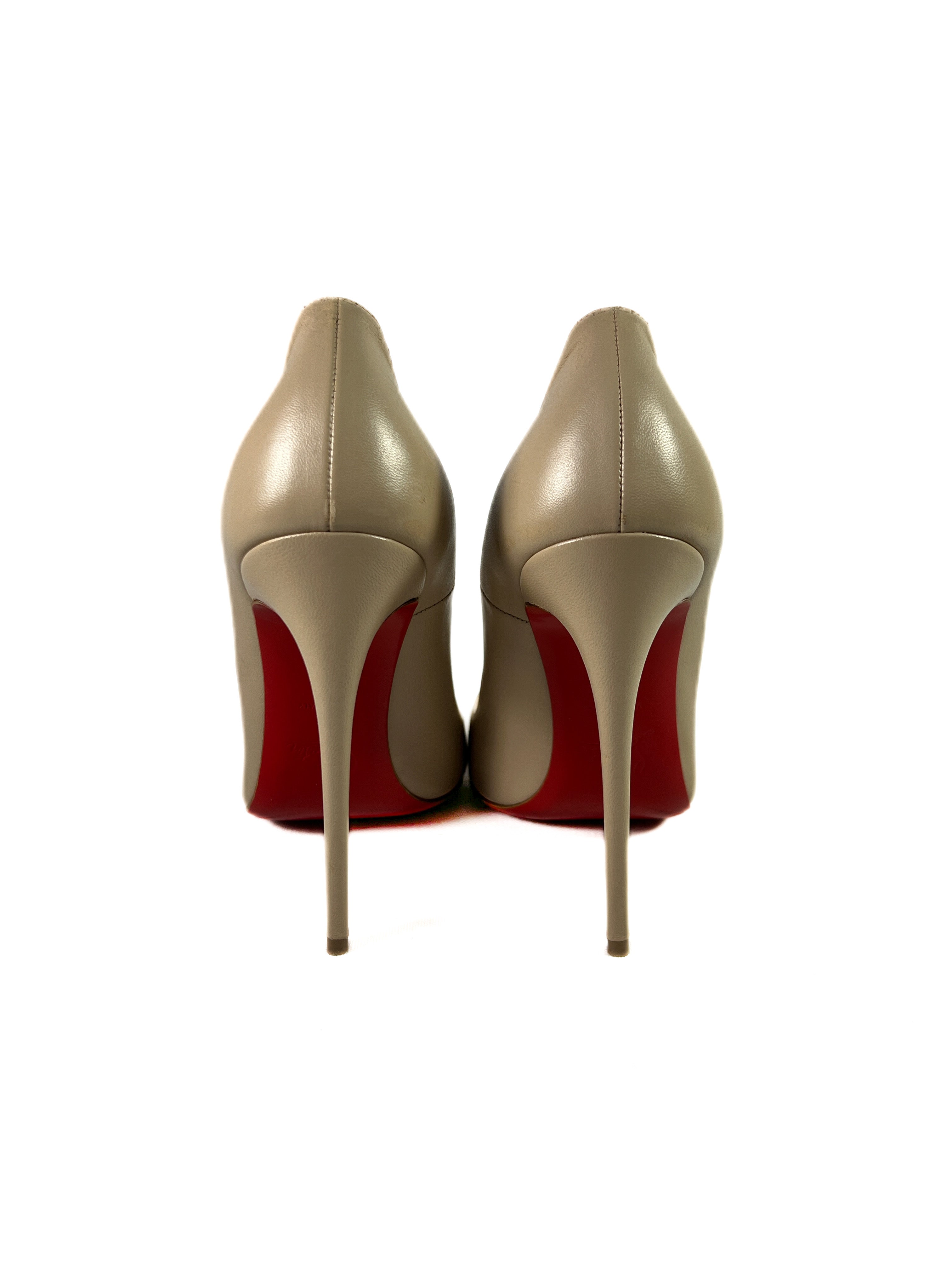 Christian Louboutin So Kate 120 nude pumps size 39