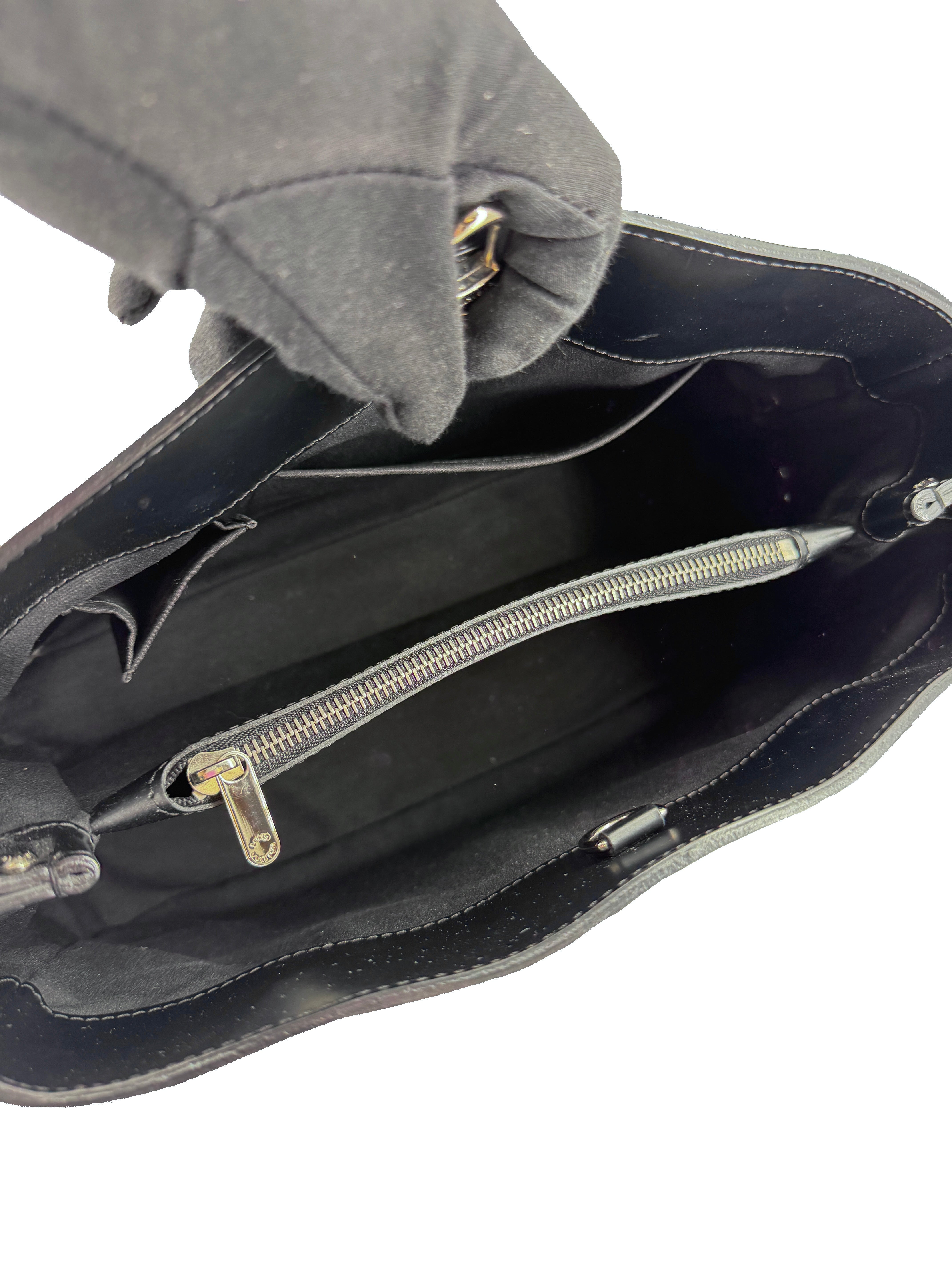 Louis Vuitton black epi leather Passy PM
