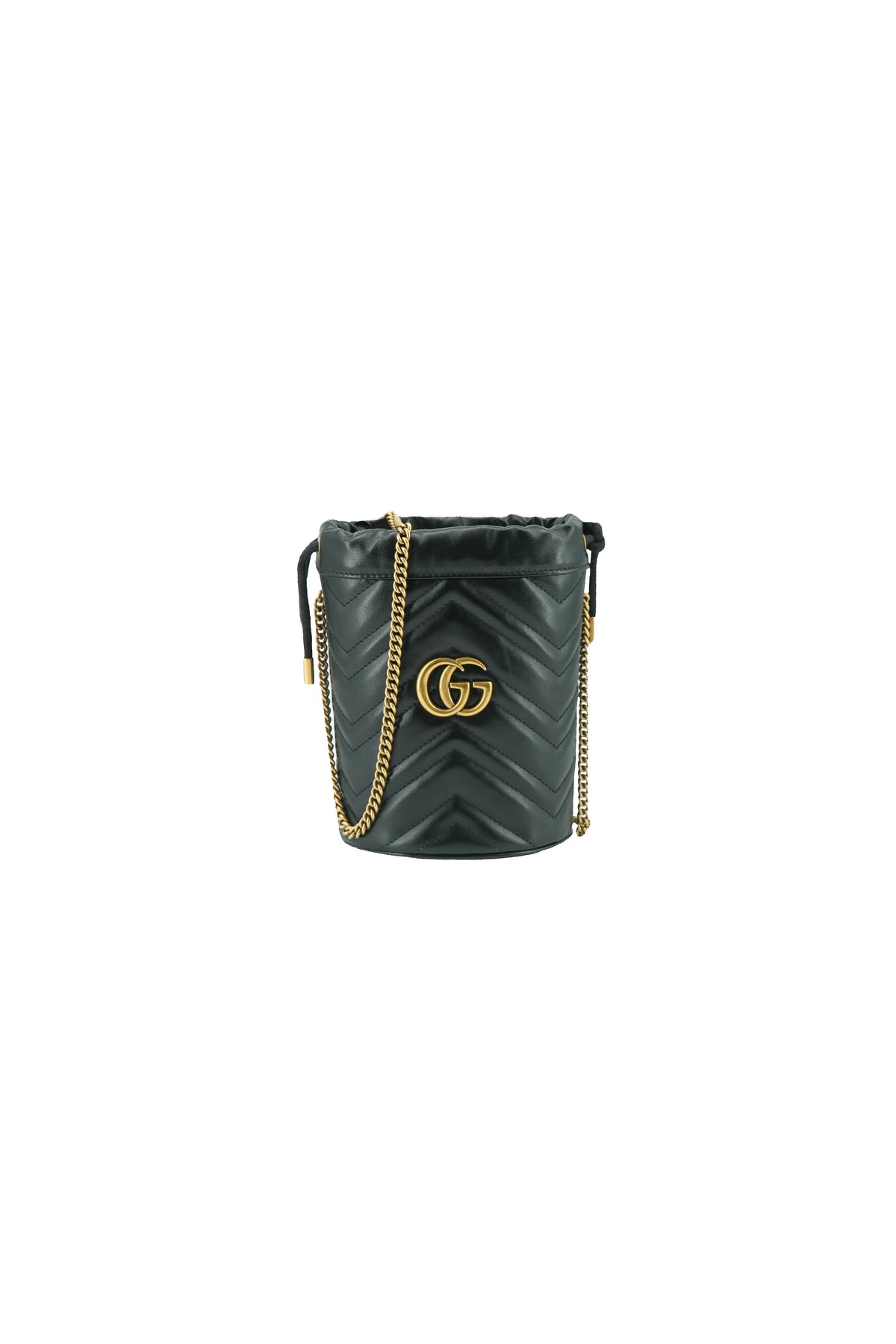 Gucci black Marmont mini bucket 534563