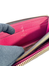 Louis Vuitton monogram fuschia Clemence wallet (NFC)