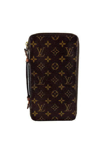 Louis Vuitton monogram vintage organizer de voyage travel wallet MI1917