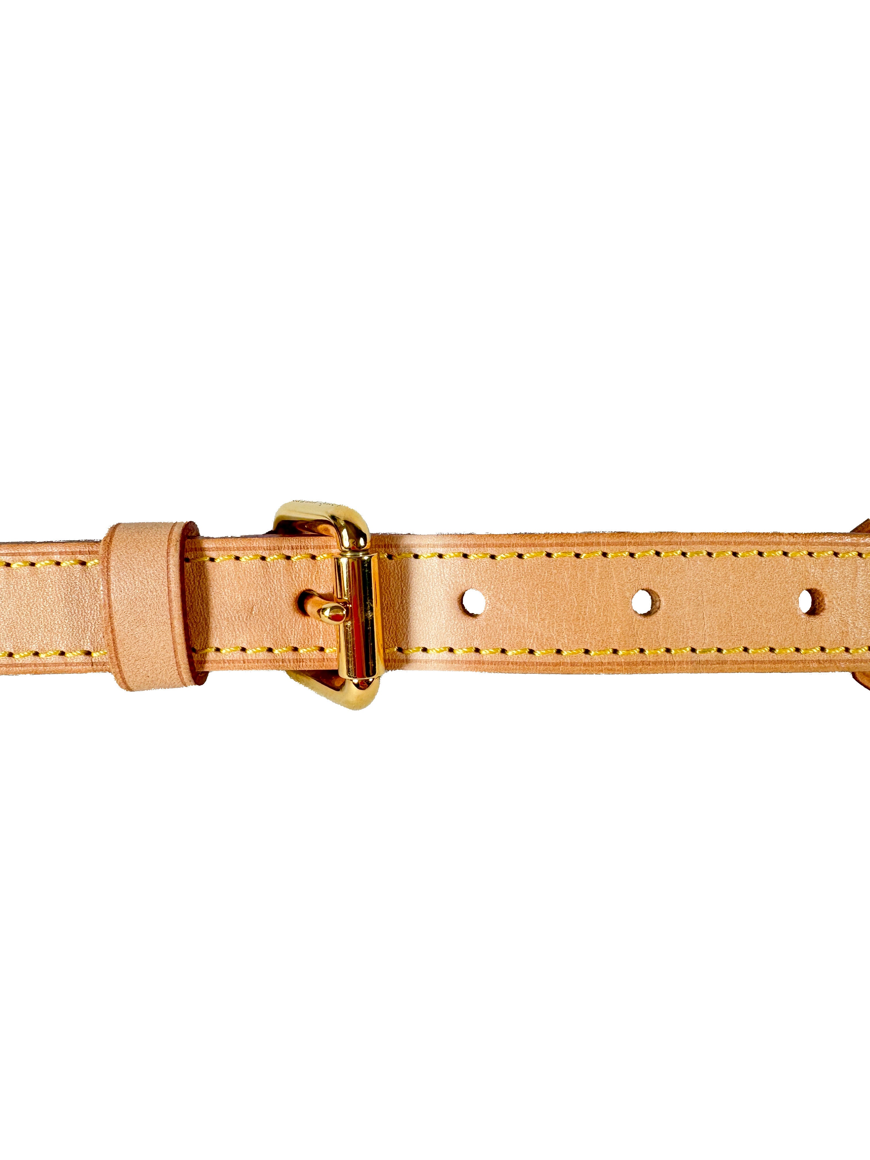 Louis Vuitton vachetta shoulder strap