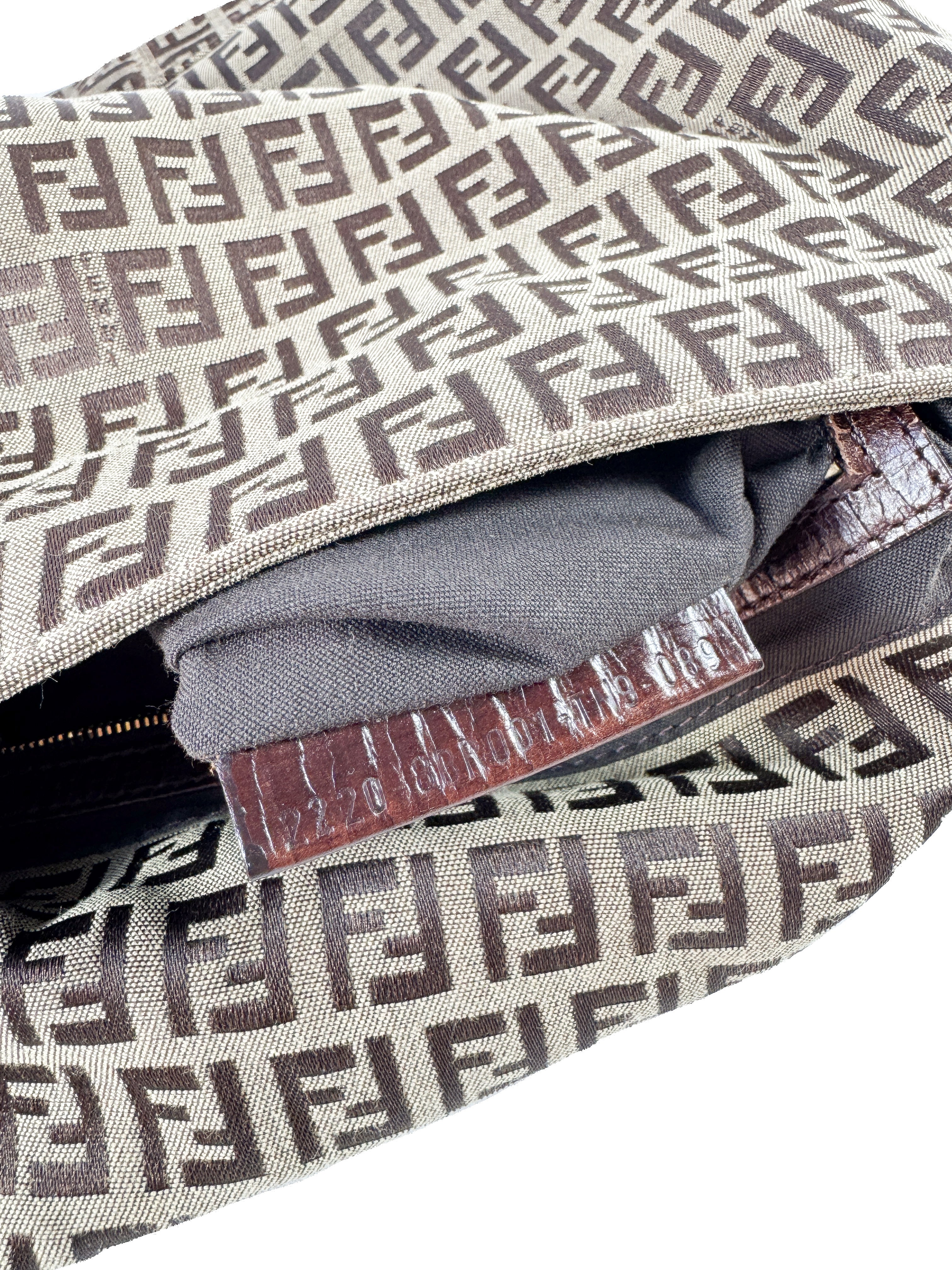 Fendi Zucchino Mama Baguette shoulder bag