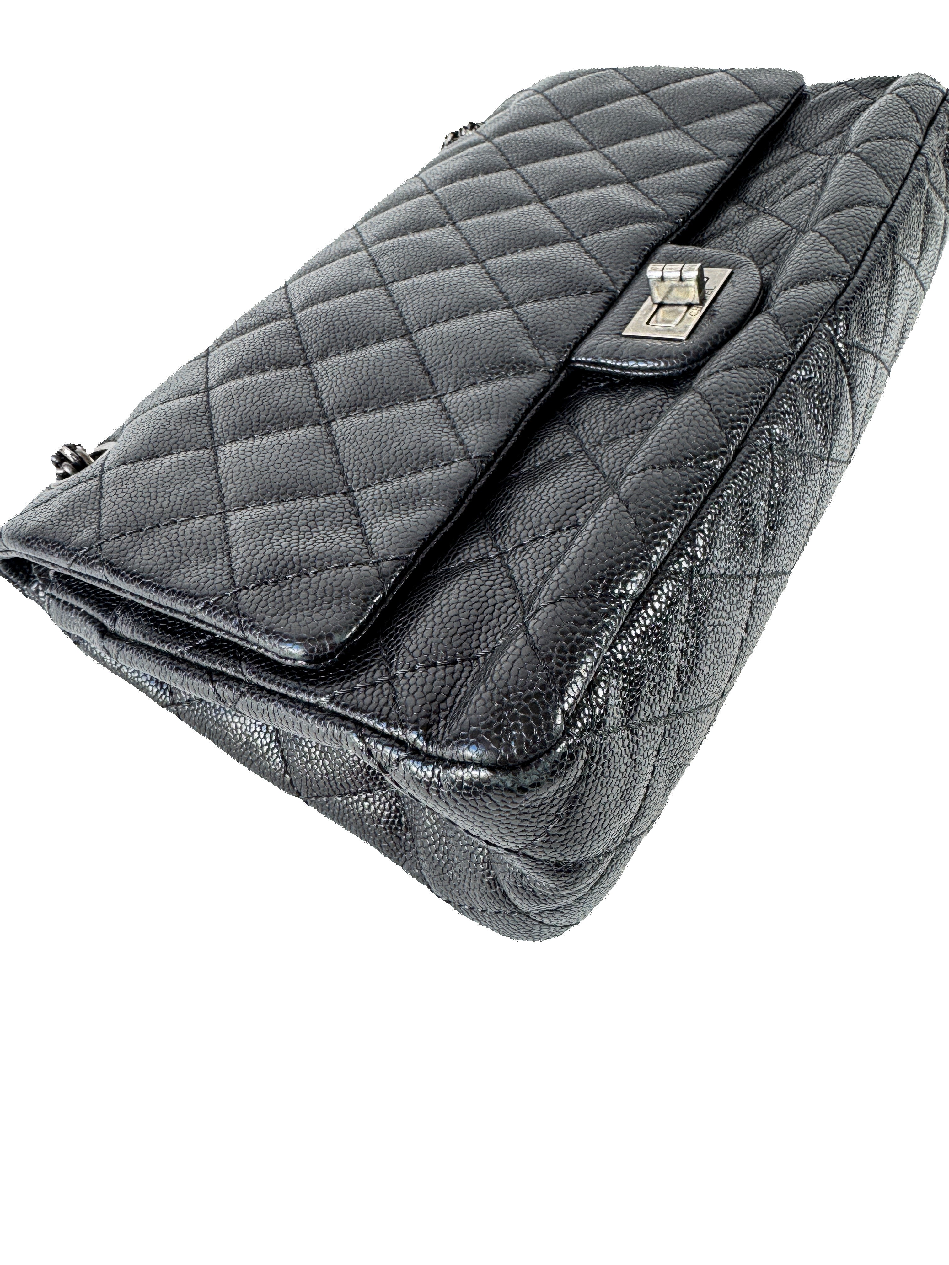 Chanel Reissue 2.55 Flap Bag Quilted Caviar 226 16549886