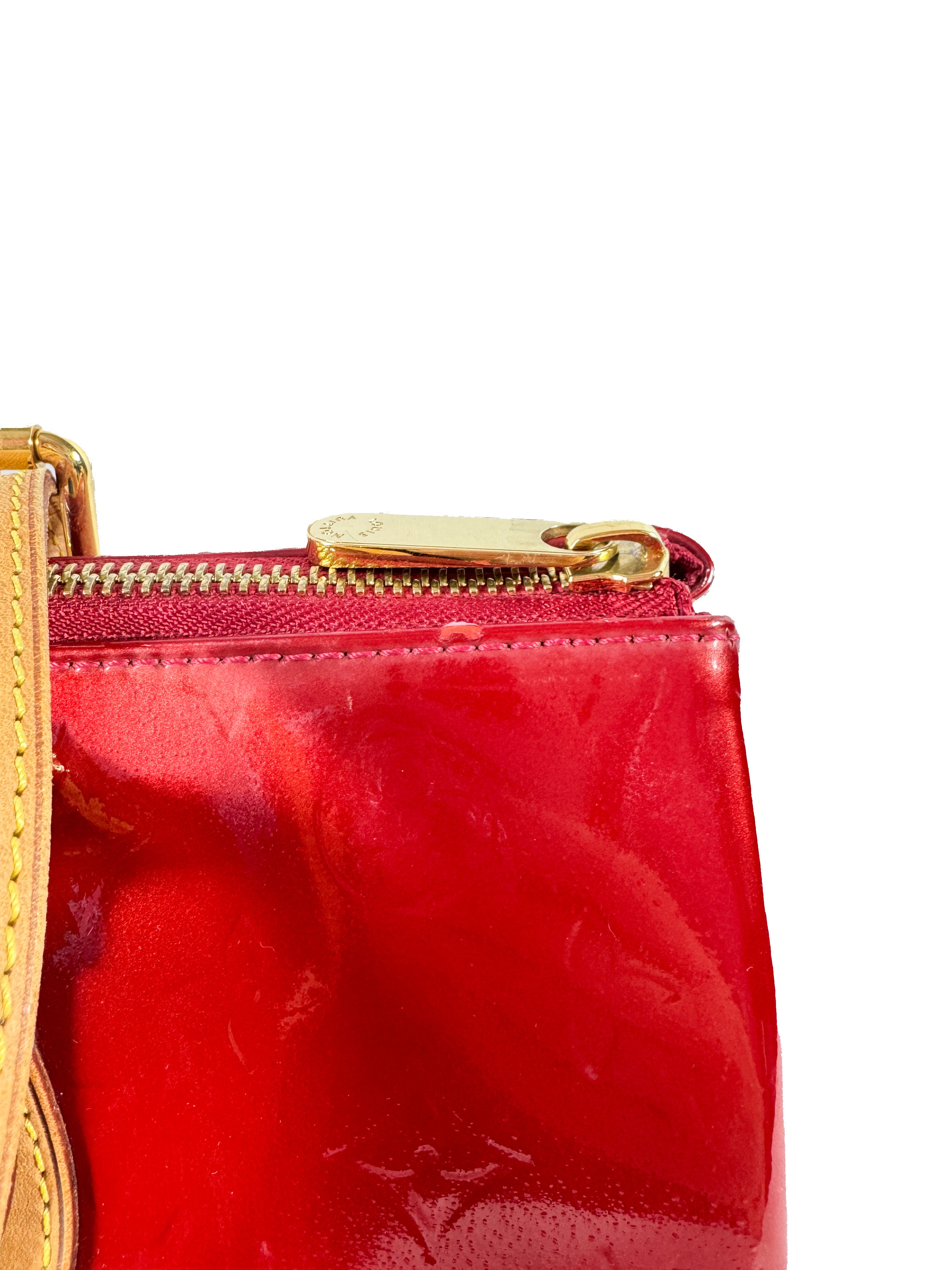 Louis Vuitton vernis Pomme d'Armour rosewood ave FL2029