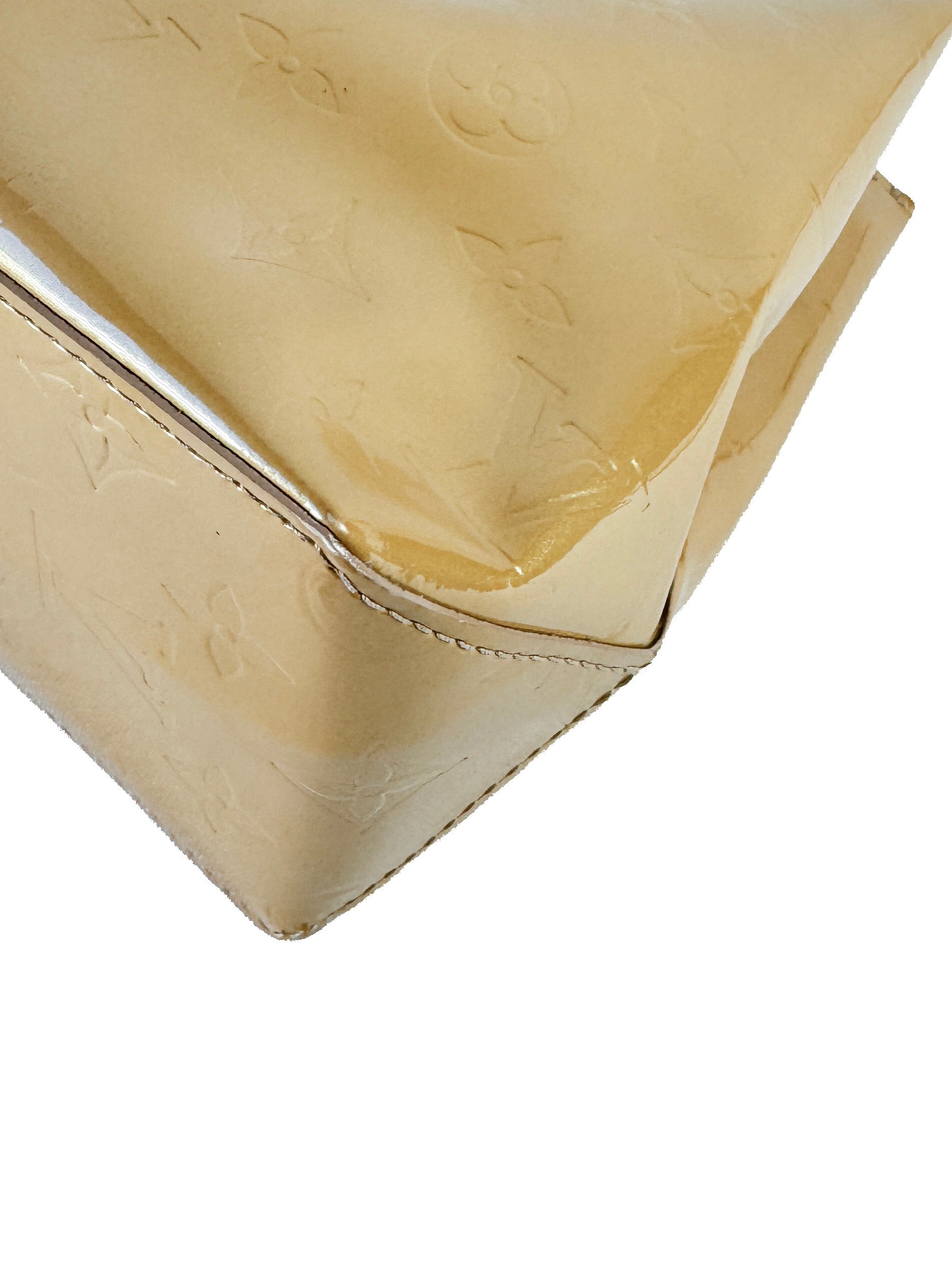 Louis Vuitton monogram Noisette Vernis Reade PM MI0016